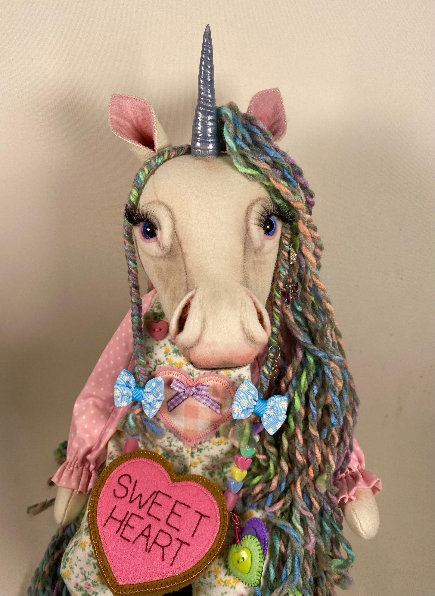 Unicorn Doll PDF Pattern  Approx 32cm Seated