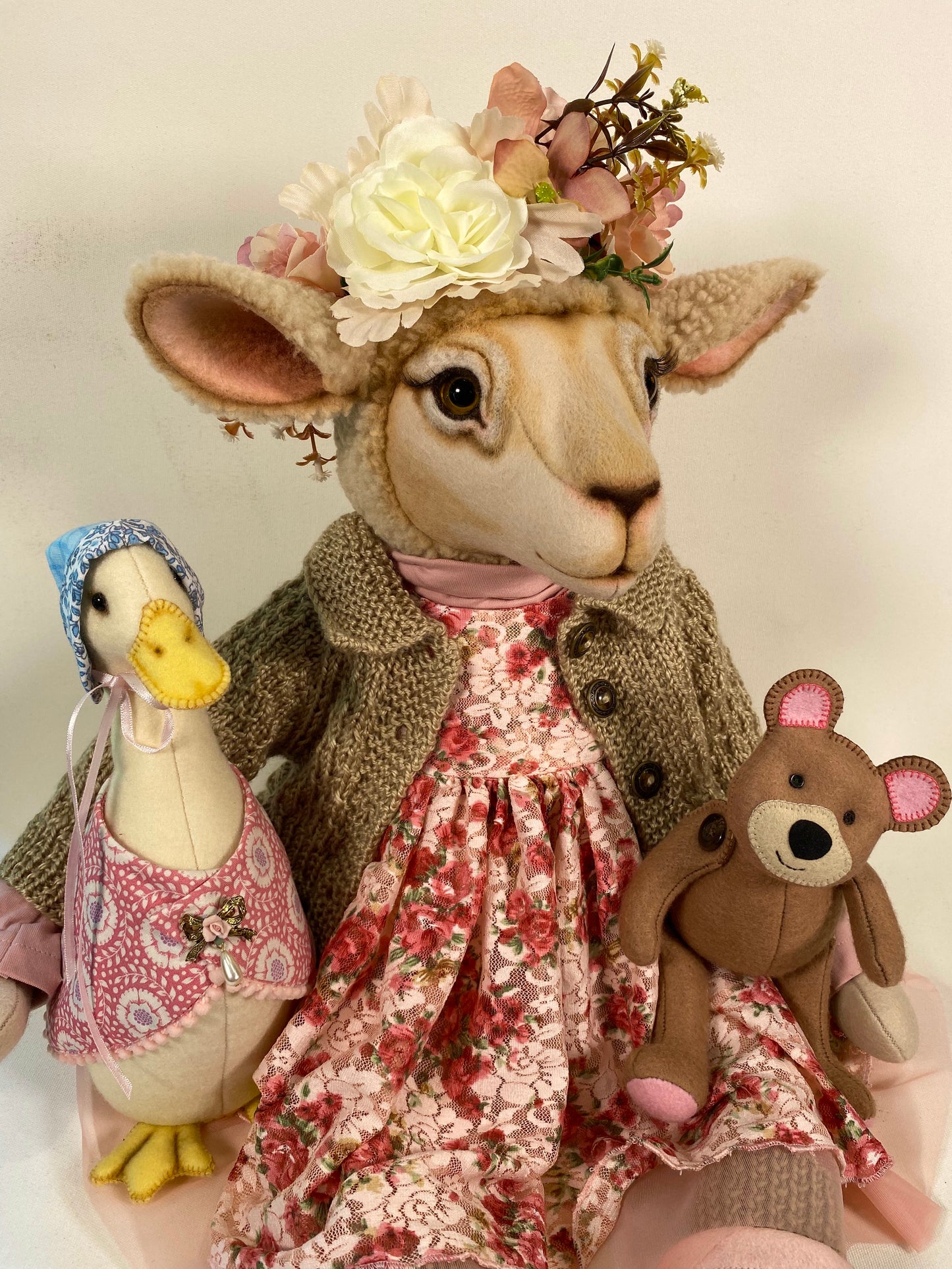 "Darling"  Sheep  PDF Pattern  Approx 32cm Seated