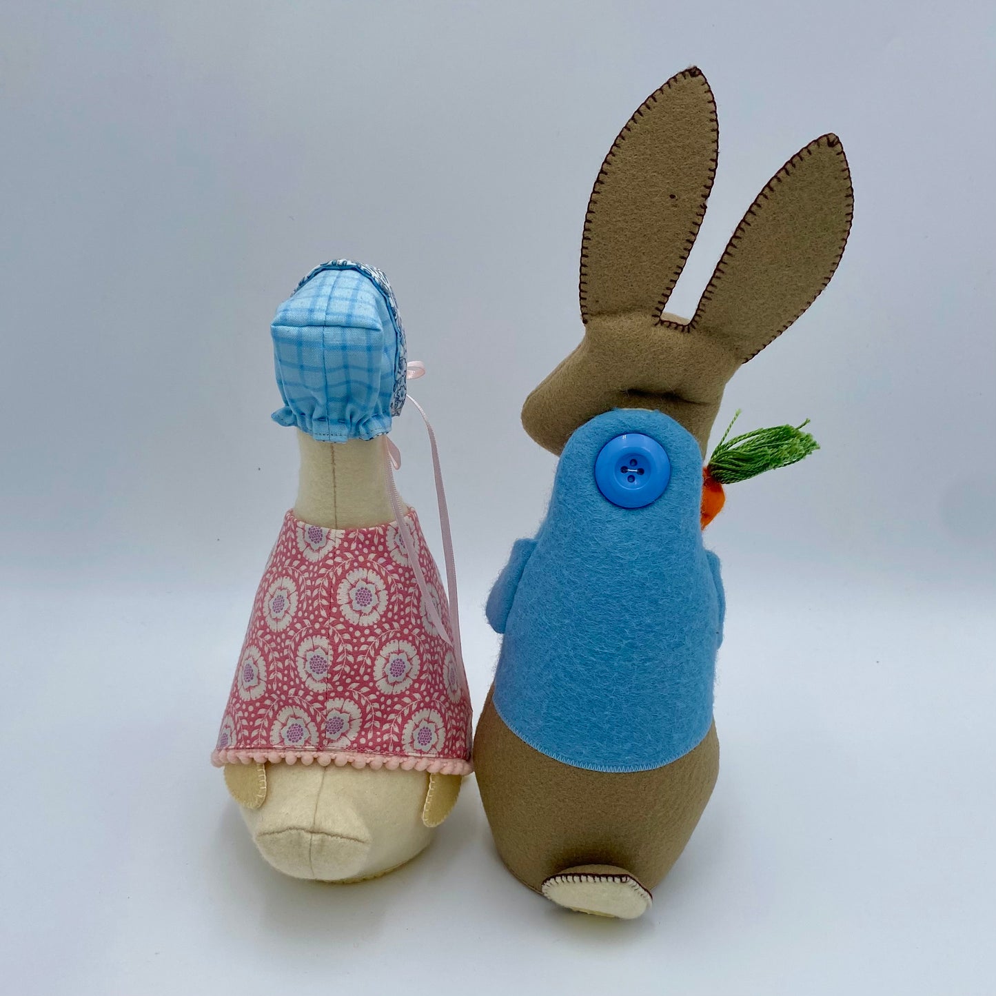 "Puddle and Pete" Duck and Rabbit Set PDF Pattern and Video Tutorial