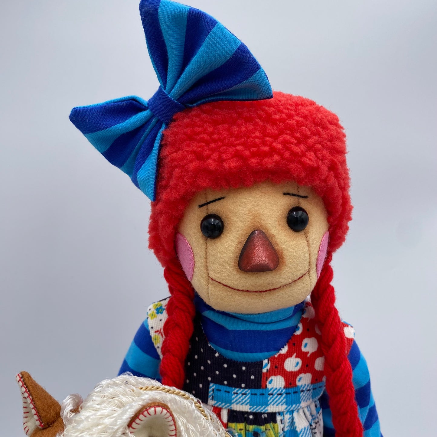 Annie  Raggedy Ann  and Horse  PDF Pattern  Approx 50cm Standing