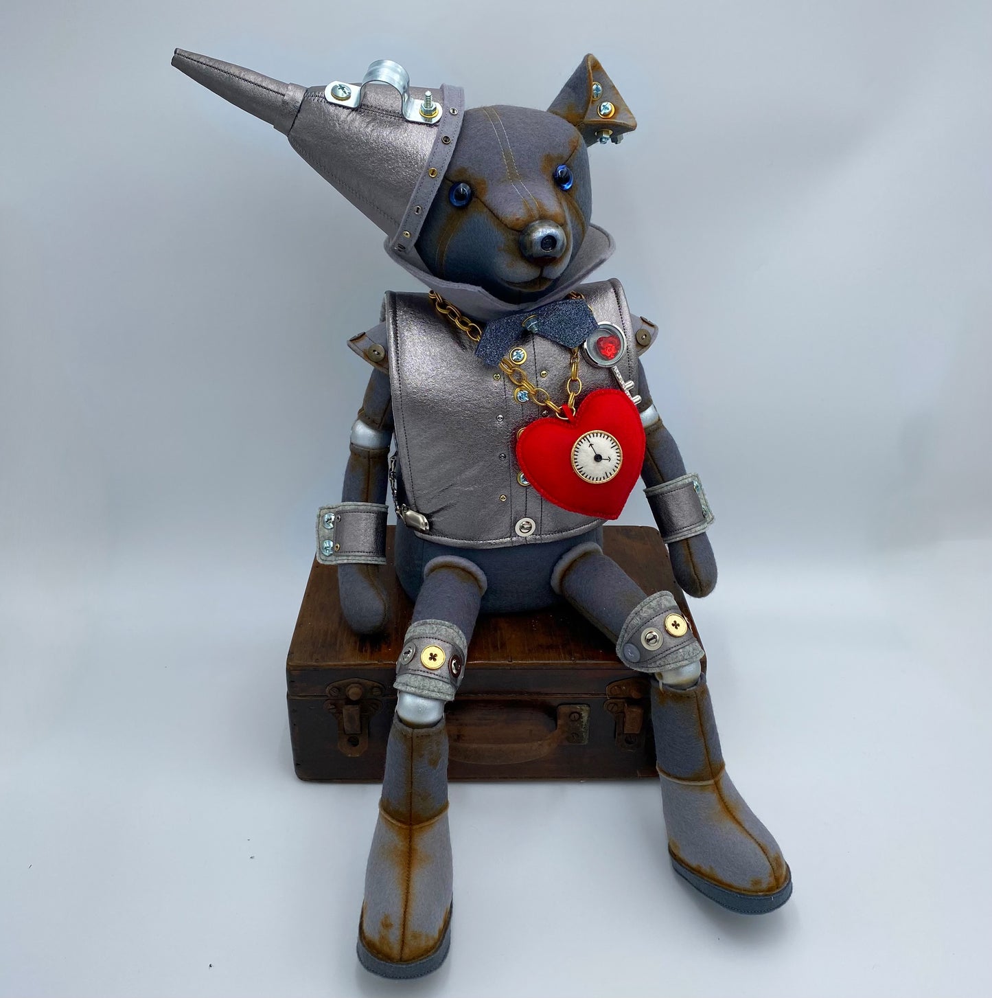 Tin Man   Large Art Doll/Bear  PDF Pattern   Approx 40cm Seated