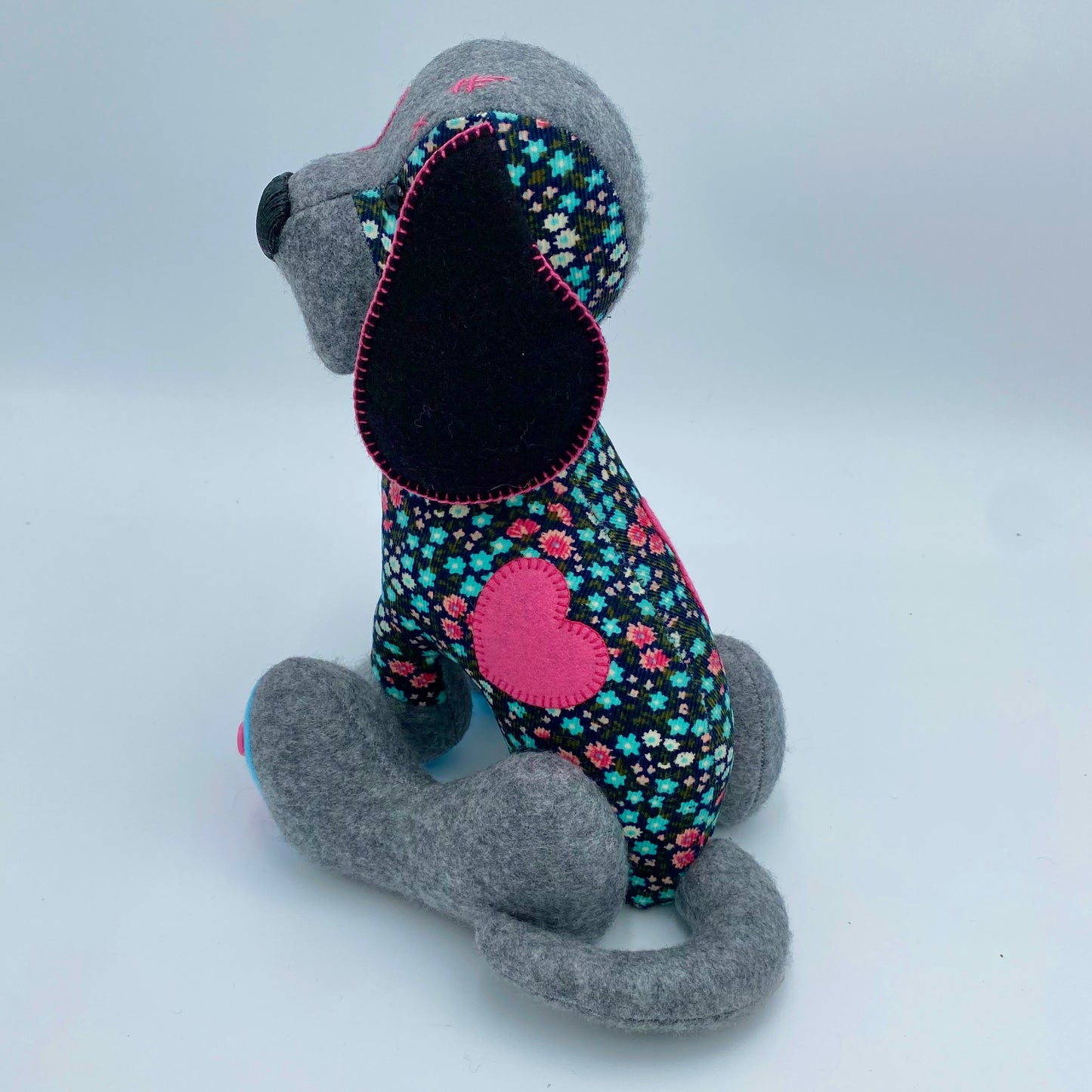Scrappy Patchwork Dog  PDF Pattern and Video Tutorial