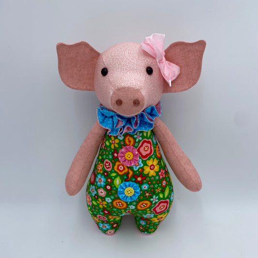 Pig Cuddle Doll PDF Pattern