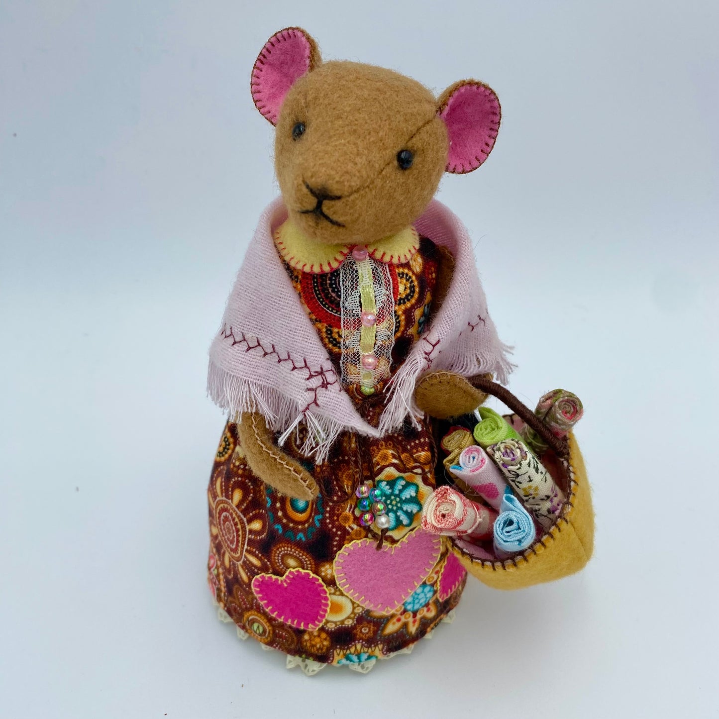 Patchwork Mouse PDF Pattern and Video Tutorial