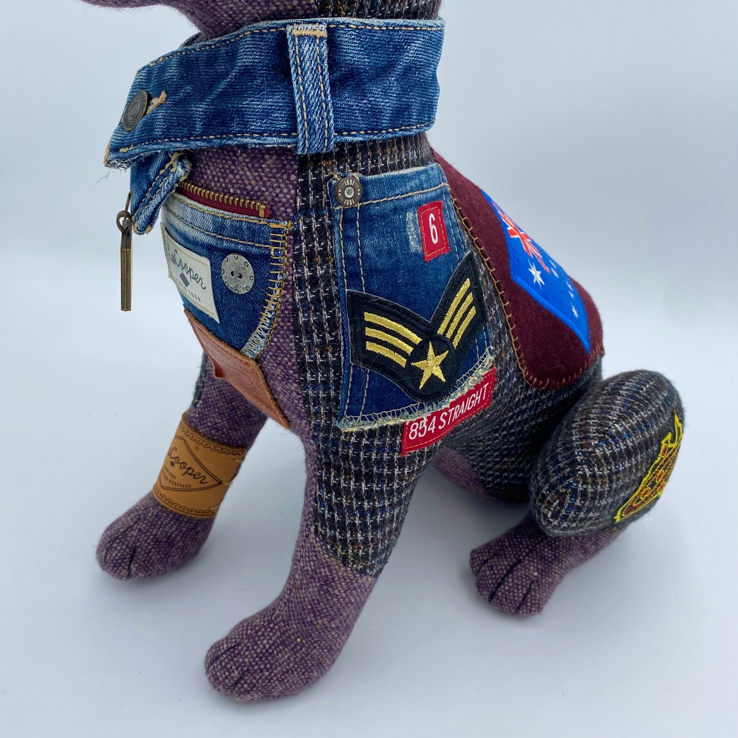 "True Blue" Australian Cattle Dog  PDF Pattern  Approx 45cm seated