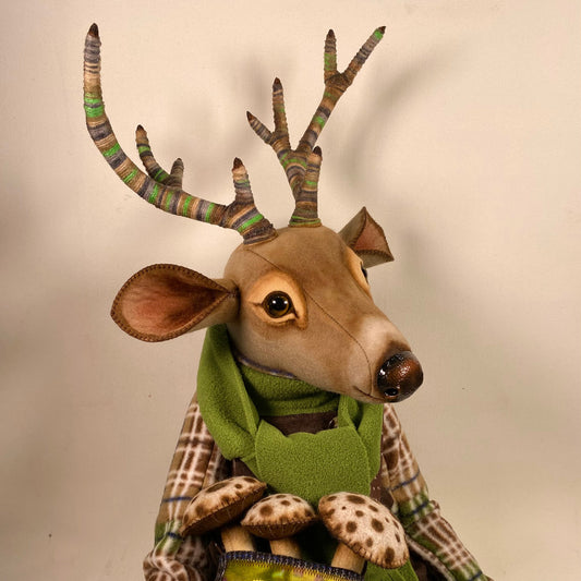 Deer Doll PDF Pattern  Approx 46cm Seated (Including Antlers)