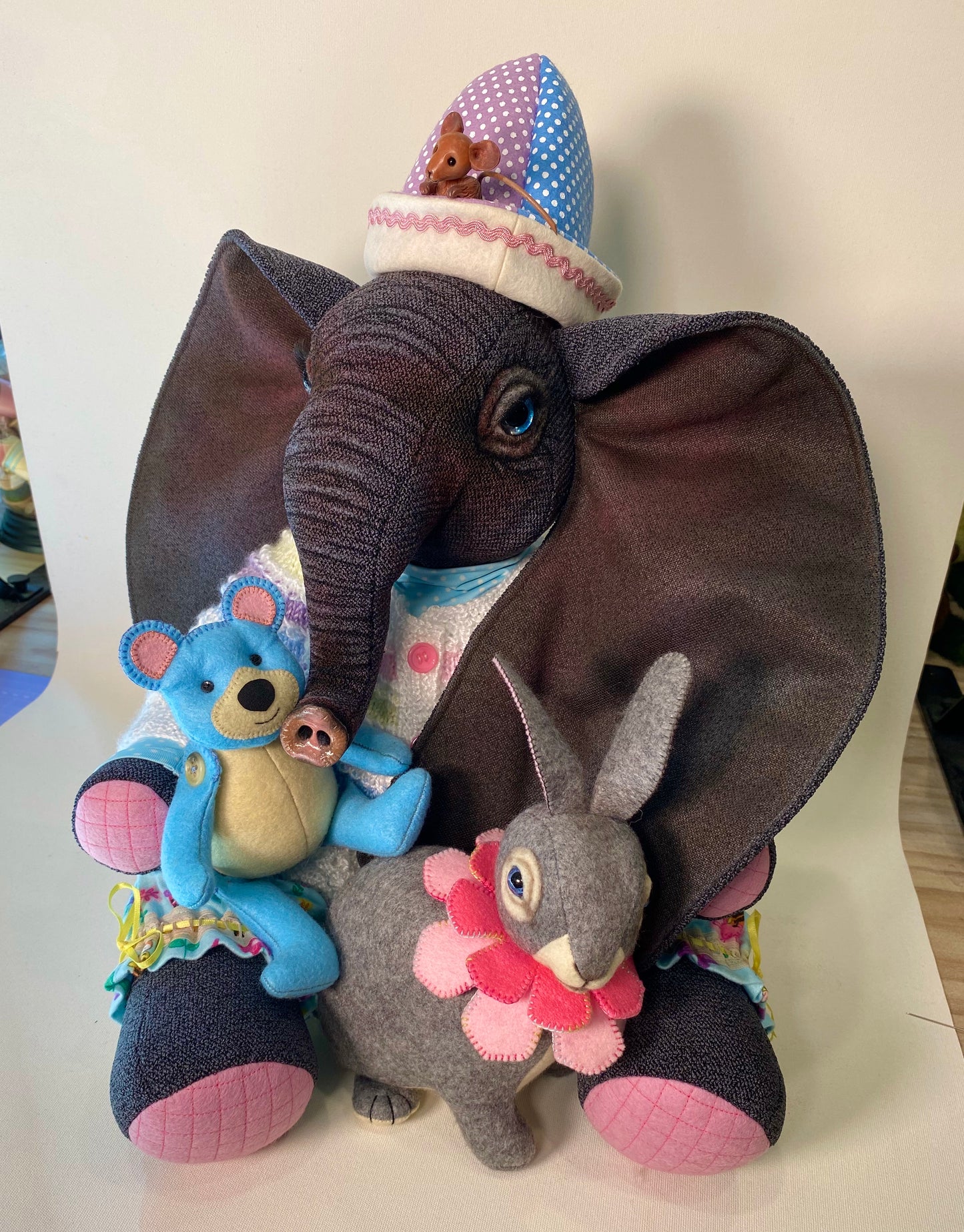 "Fantasia"  Elephant  PDF Pattern  Approx 43cm Seated