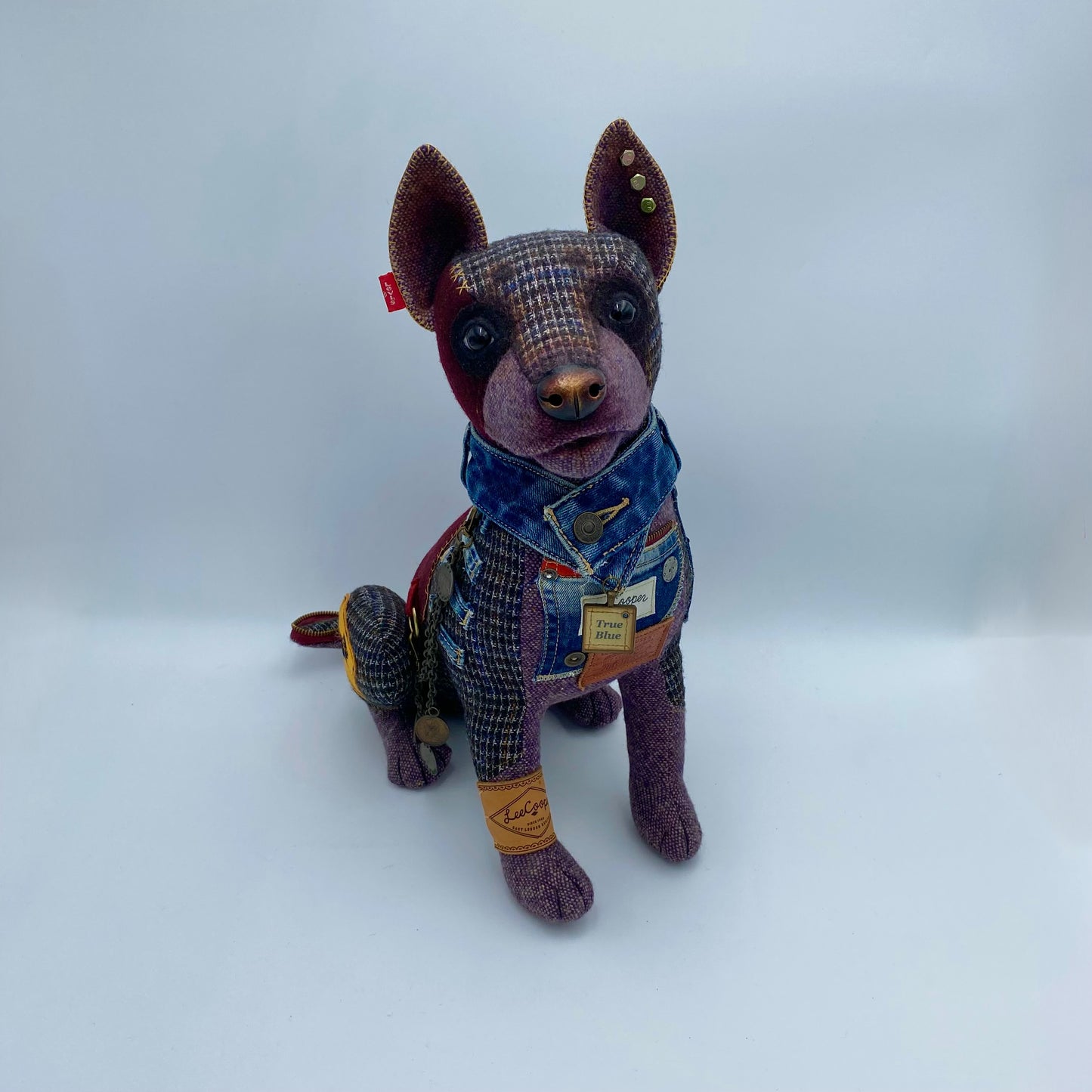 "True Blue" Australian Cattle Dog  PDF Pattern  Approx 45cm seated