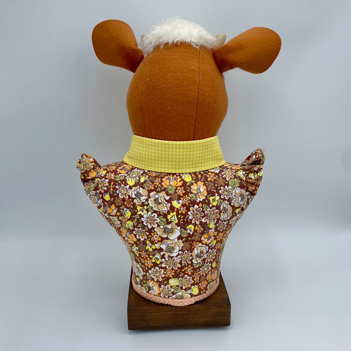 "Ollie" Cow Bust Portrait PDF Pattern and Video Tutorial