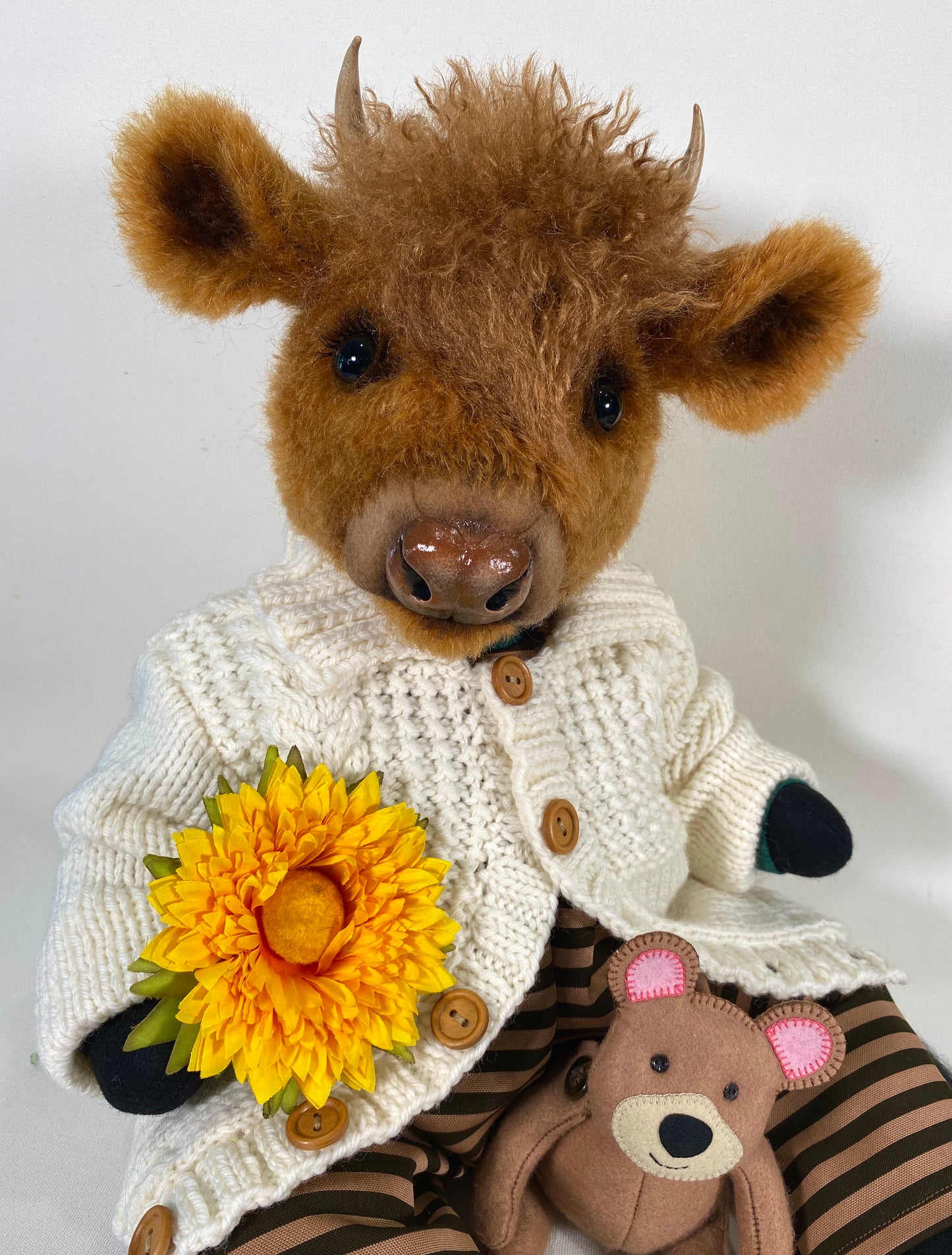 Highland Cow  PDF Pattern  Approx 38cm seated