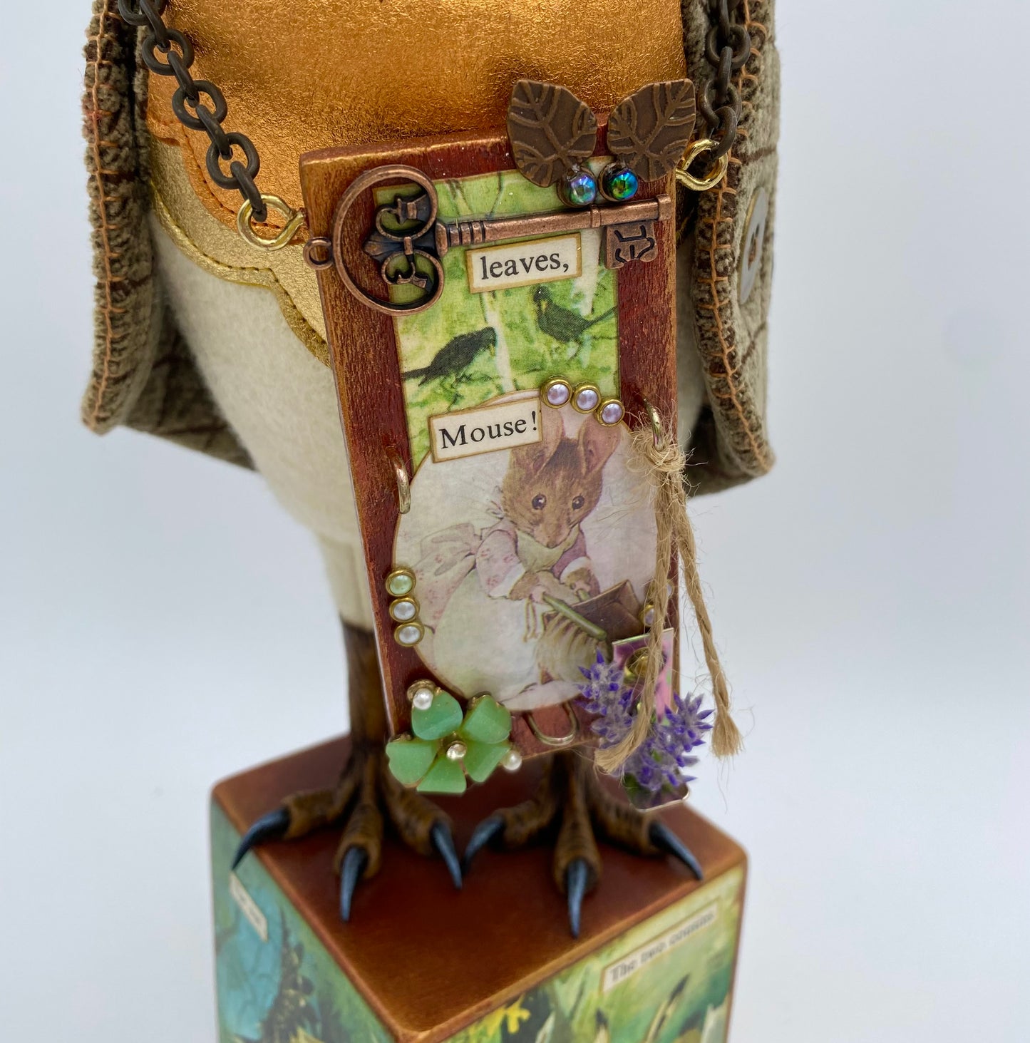 "The Professor"  Owl Art Doll   PDF Pattern  Approx 40cm