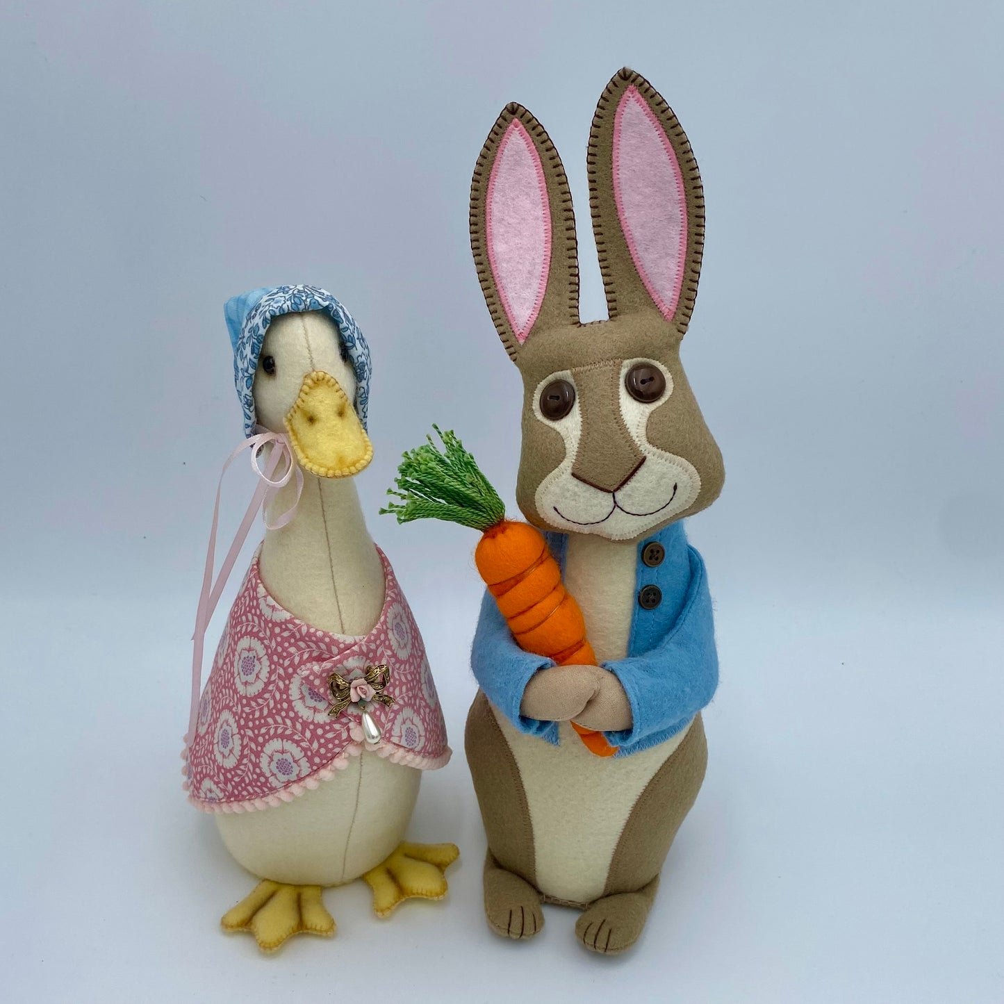 "Puddle and Pete" Duck and Rabbit Set PDF Pattern and Video Tutorial