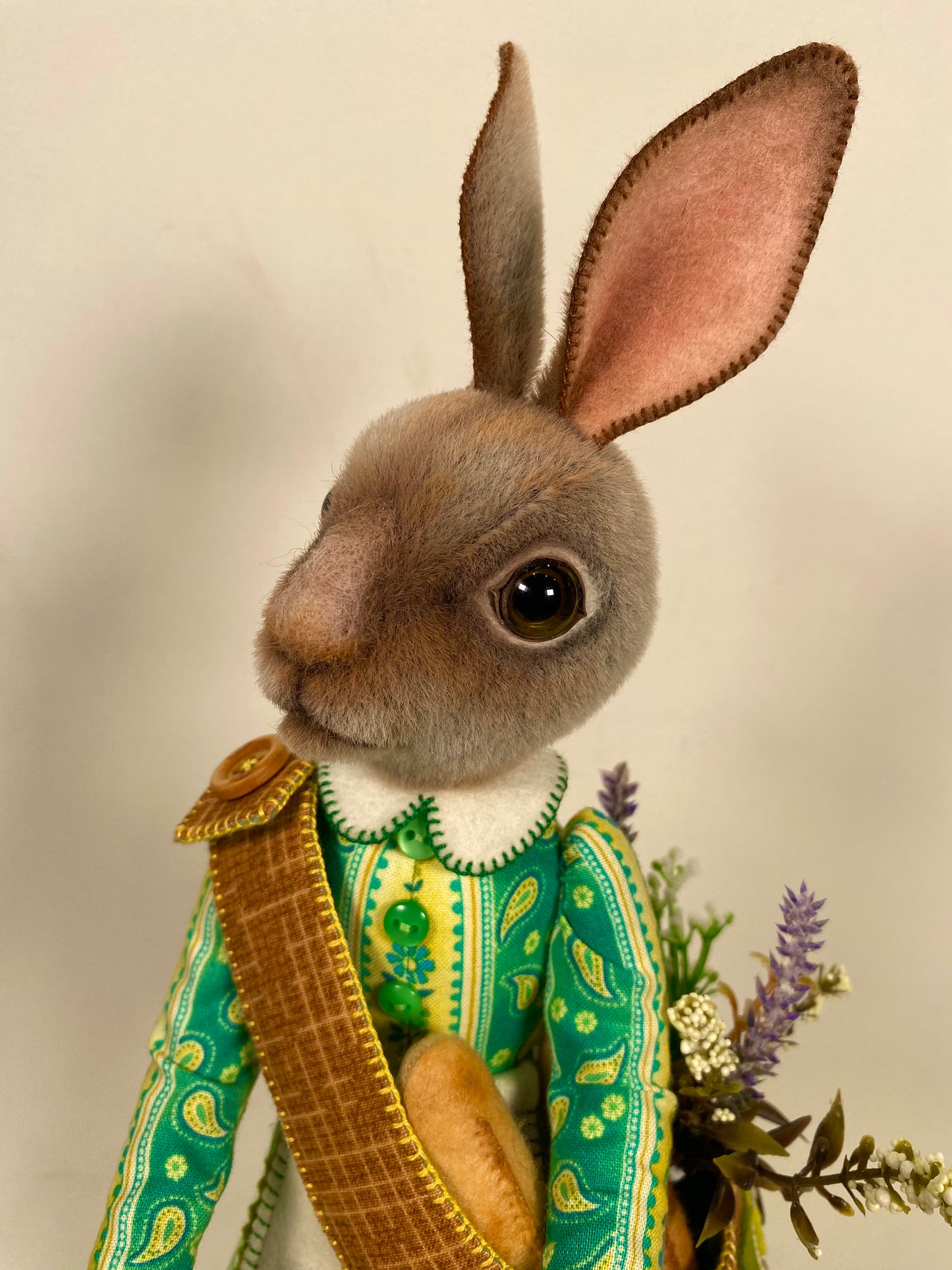 Mama Hare and Twin Babies with Pram  PDF Pattern   Mama Approx 35cm