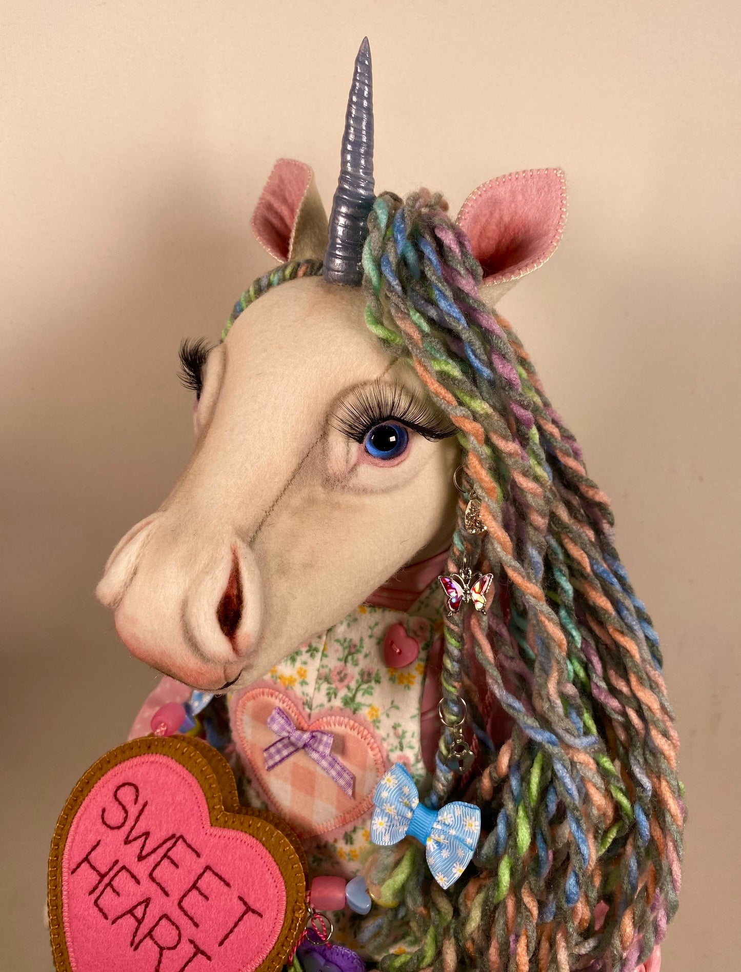 Unicorn Doll PDF Pattern  Approx 32cm Seated