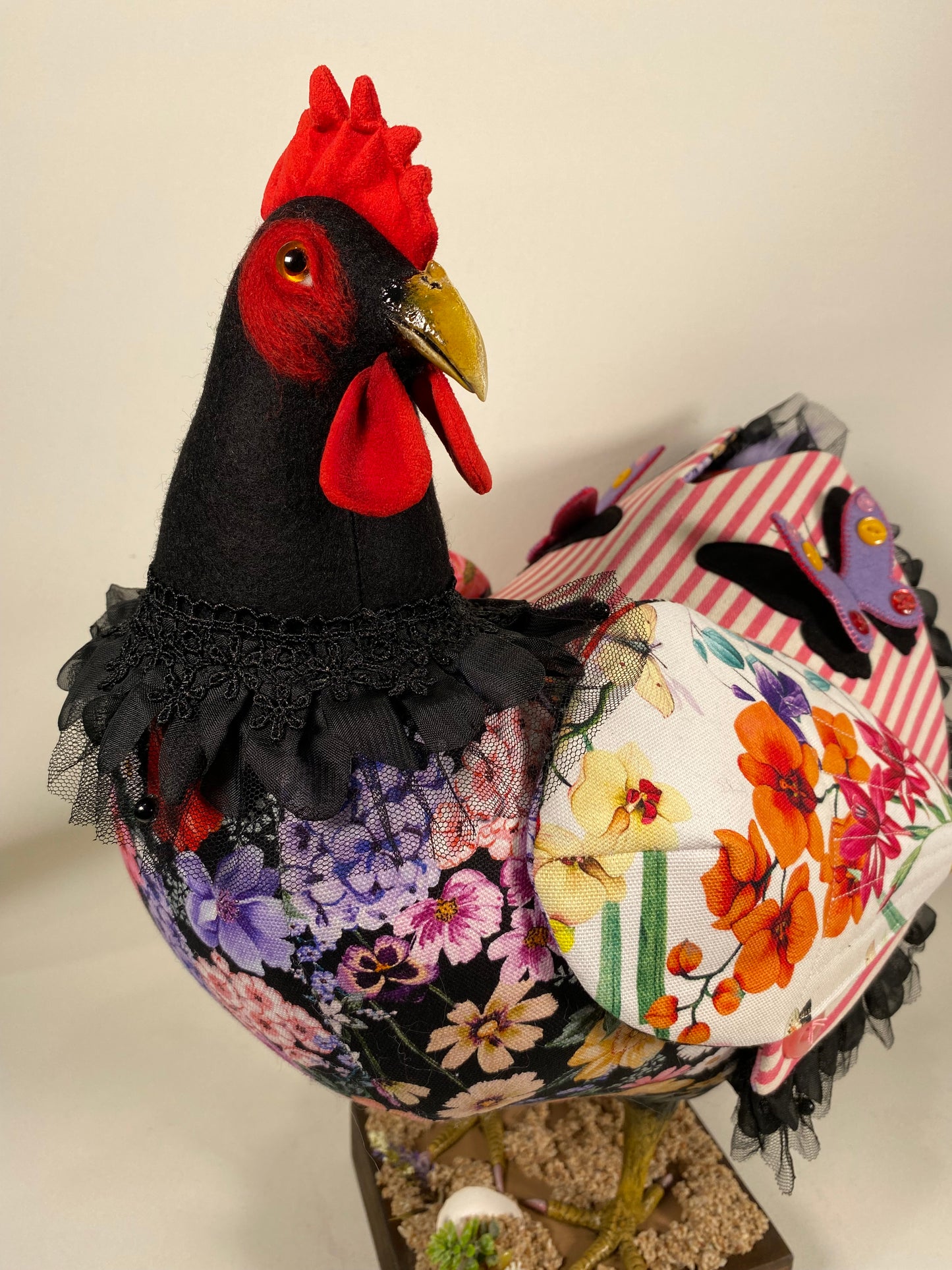 "Truvy"  Chicken Art Doll  PDF Pattern  Approx 40cm Standing