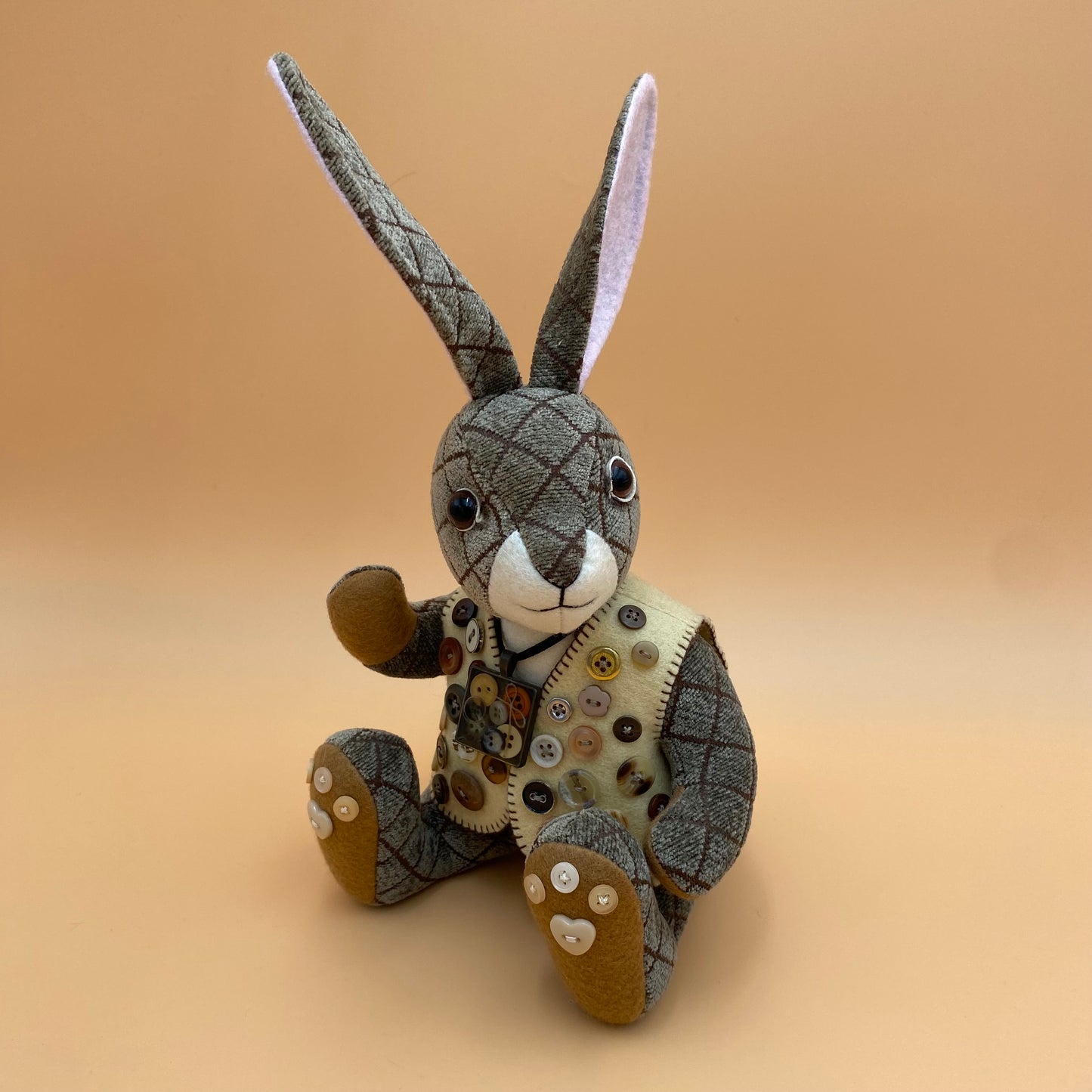 Buttons Bunny  PDF Pattern and Video Tutorial