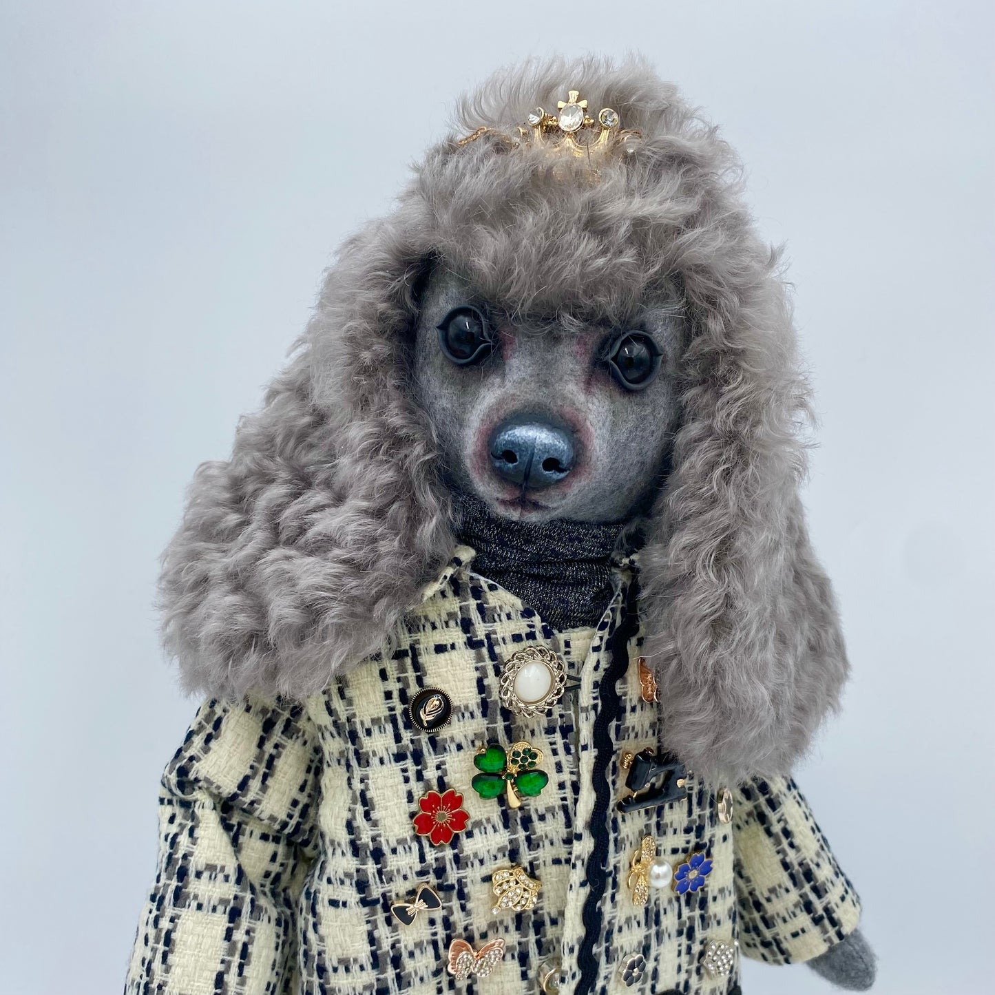 "Chanel" Poodle Art Doll  PDF Pattern