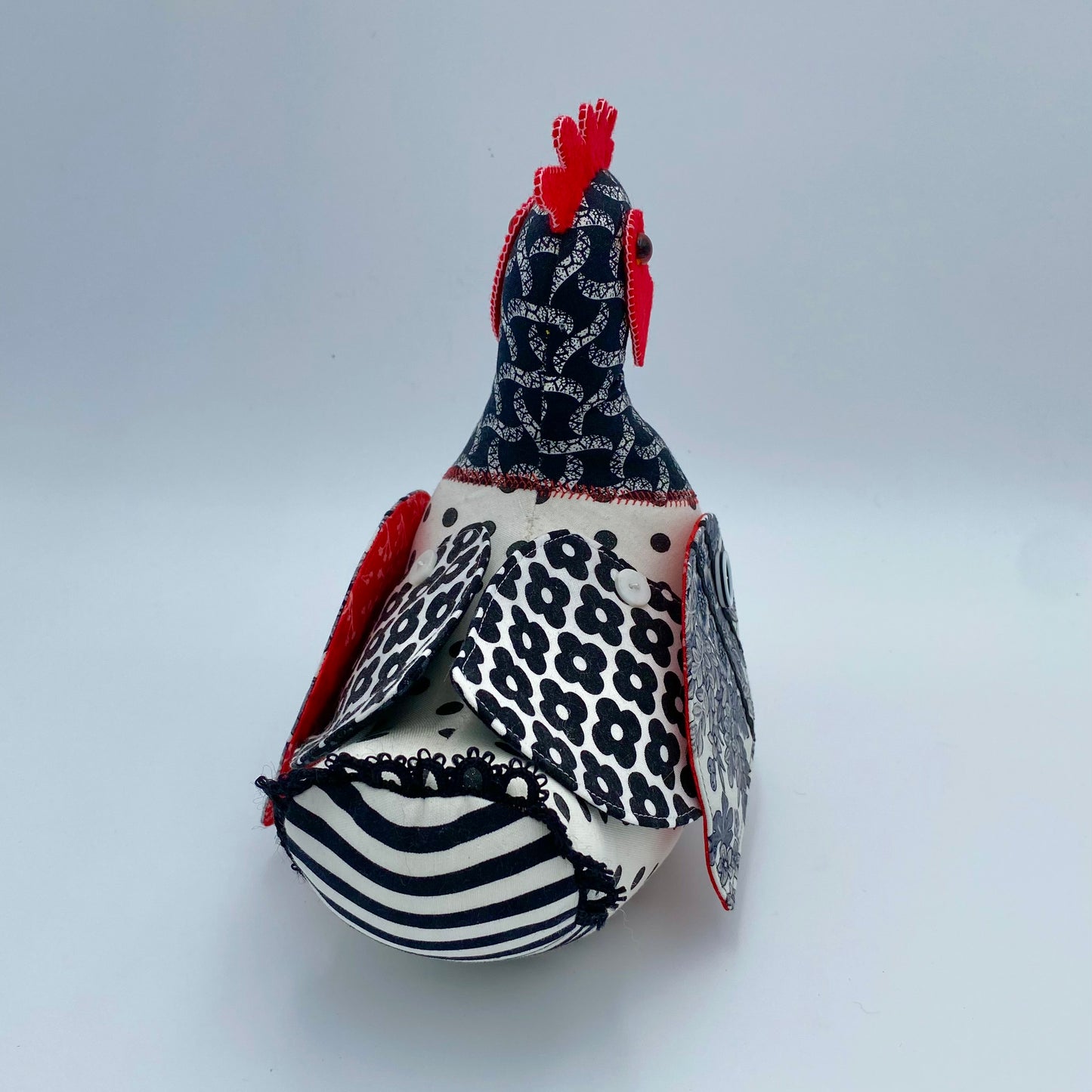Patchwork Chicken PDF Pattern and Video Tutorial
