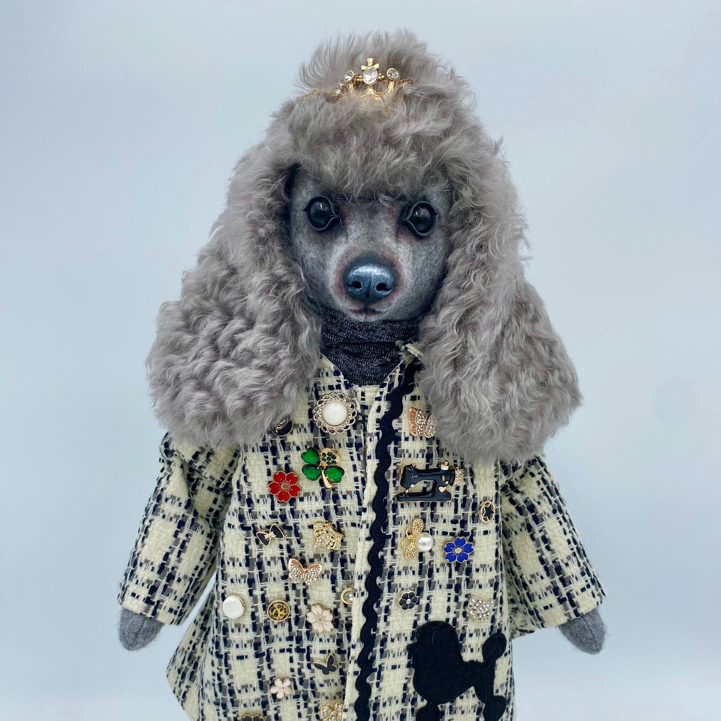 "Chanel" Poodle Art Doll  PDF Pattern