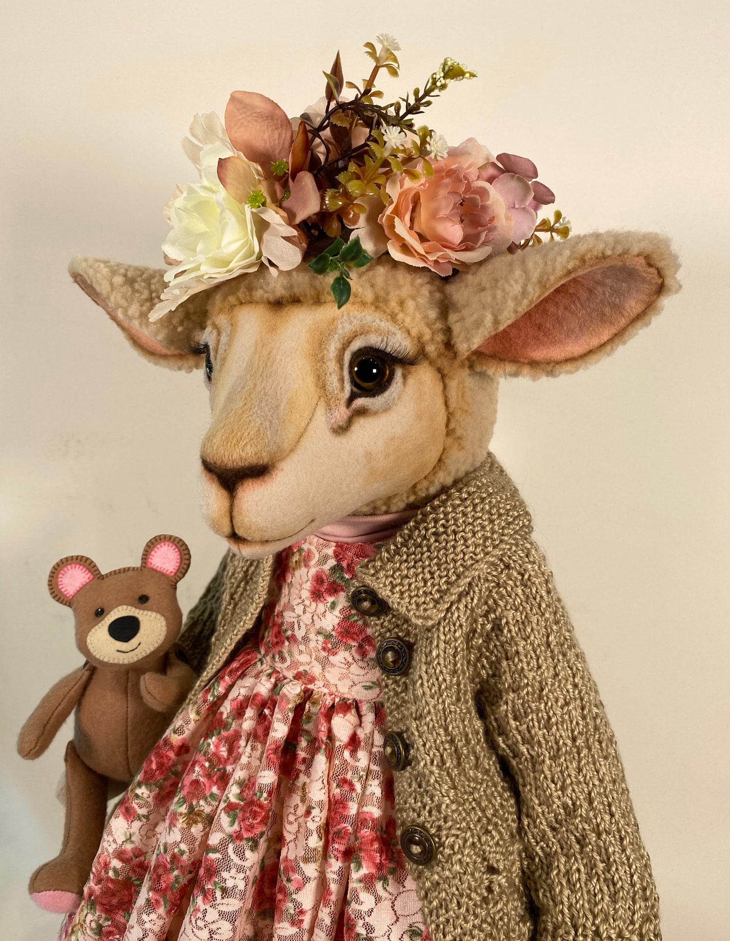 "Darling"  Sheep  PDF Pattern  Approx 32cm Seated