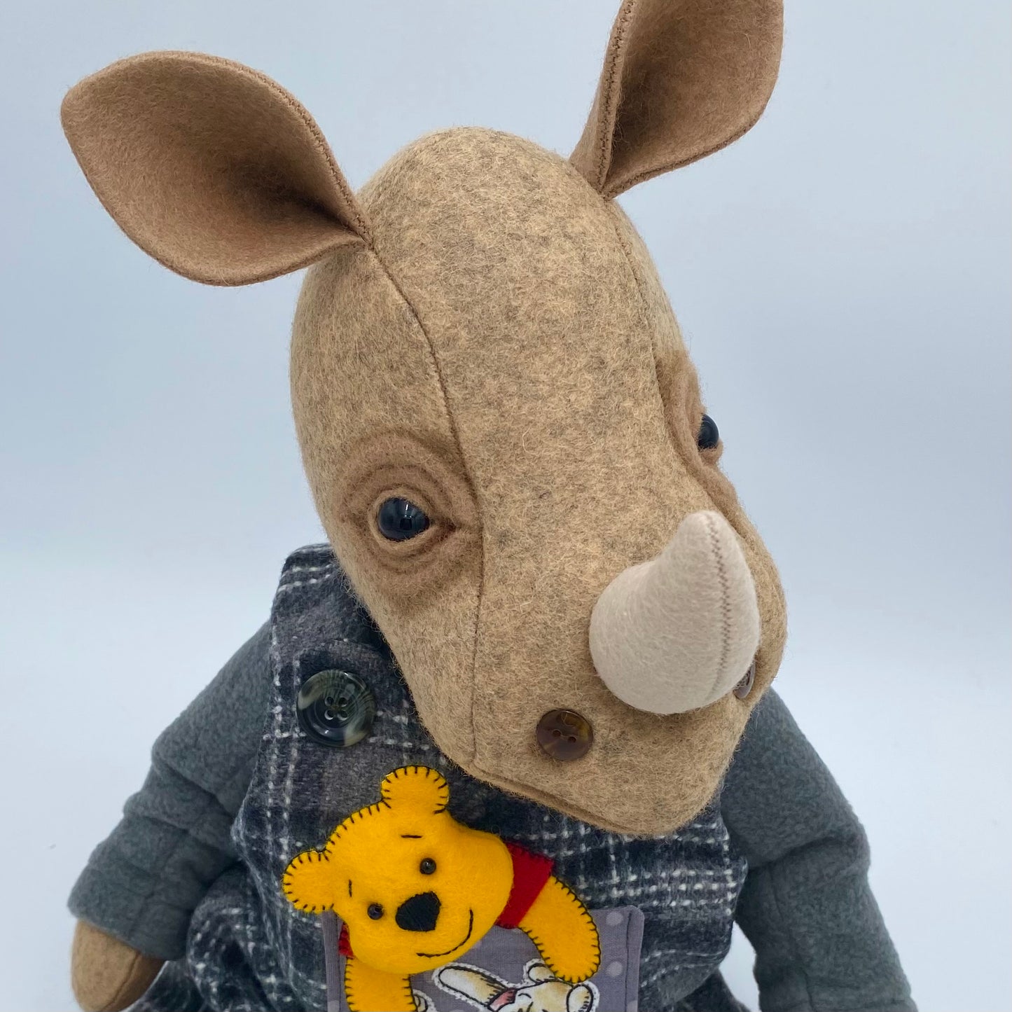 Rhino Play Doll  PDF Pattern and Video Tutorial