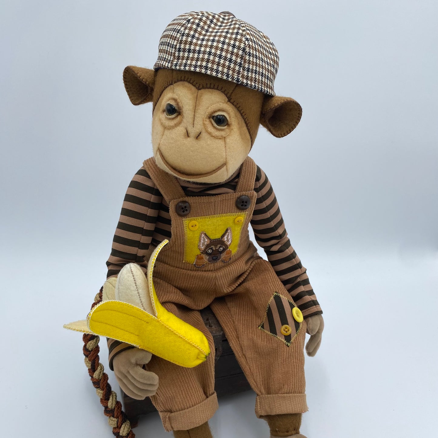 "Pablo" Monkey Art Doll  PDF Pattern and Tutorial