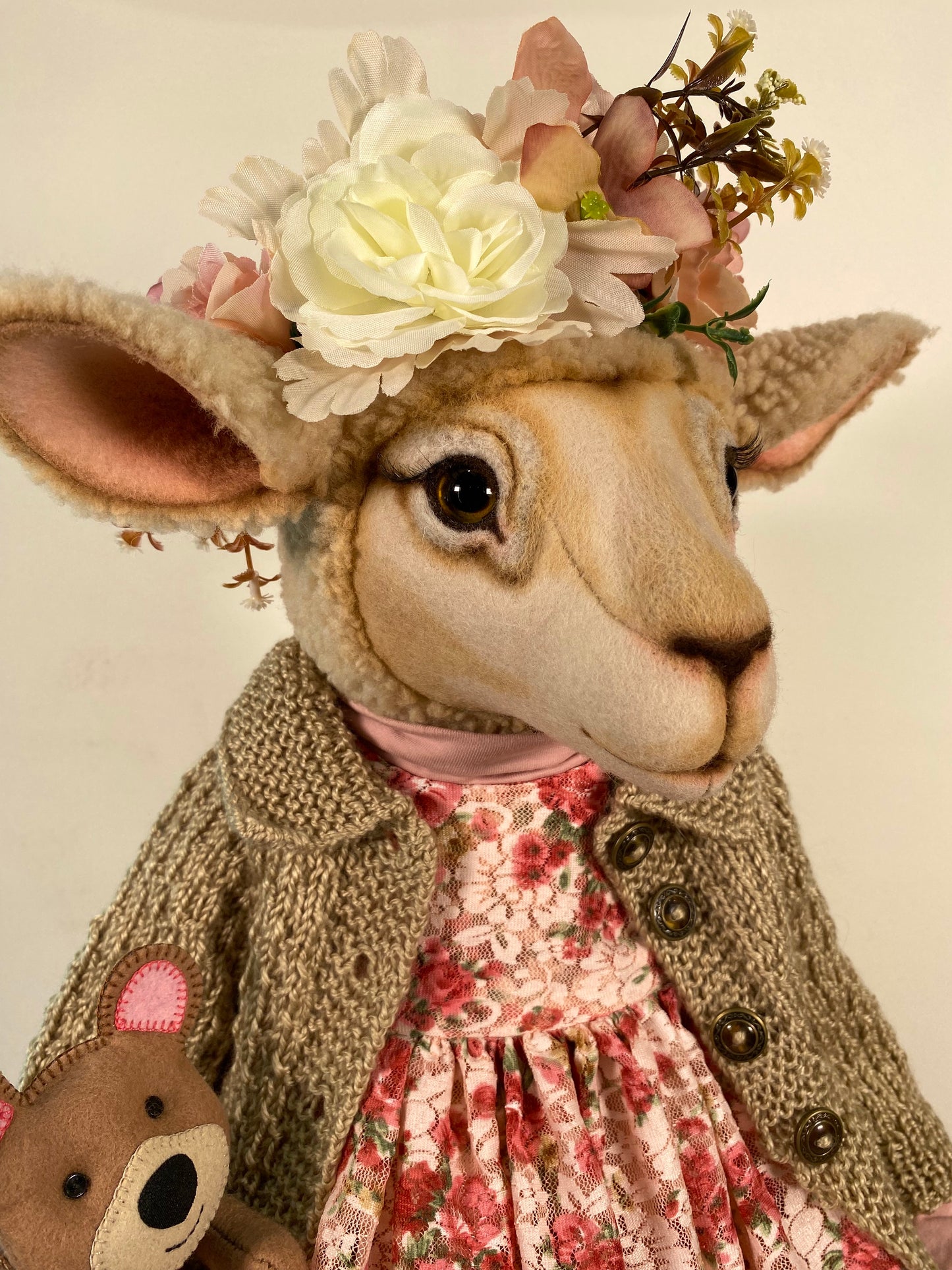 "Darling"  Sheep  PDF Pattern  Approx 32cm Seated