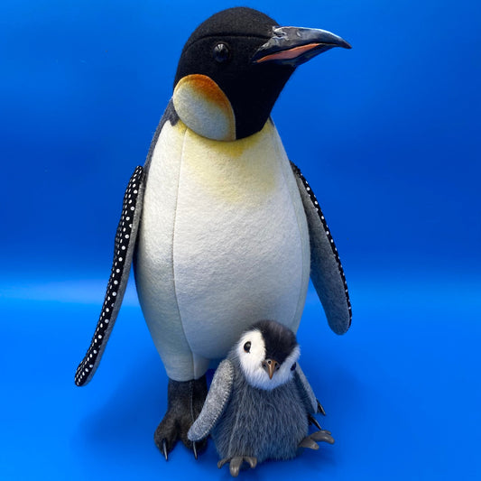 Mama and baby Penguin PDF Pattern  Approx 30cm Standing