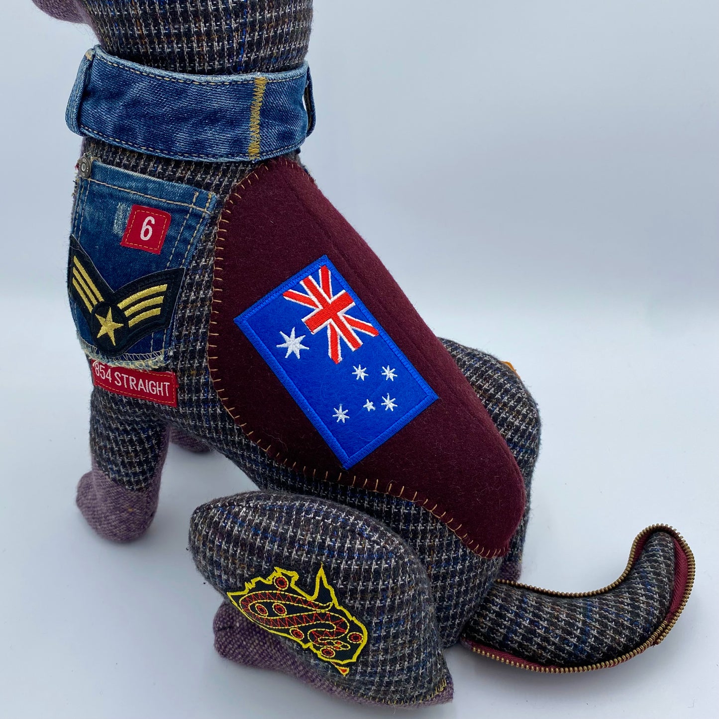"True Blue" Australian Cattle Dog  PDF Pattern  Approx 45cm seated