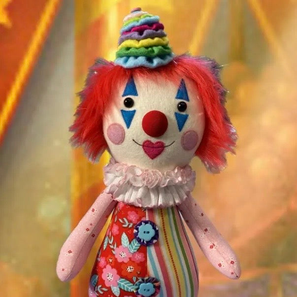 Clown Cuddle Doll  PDF Pattern