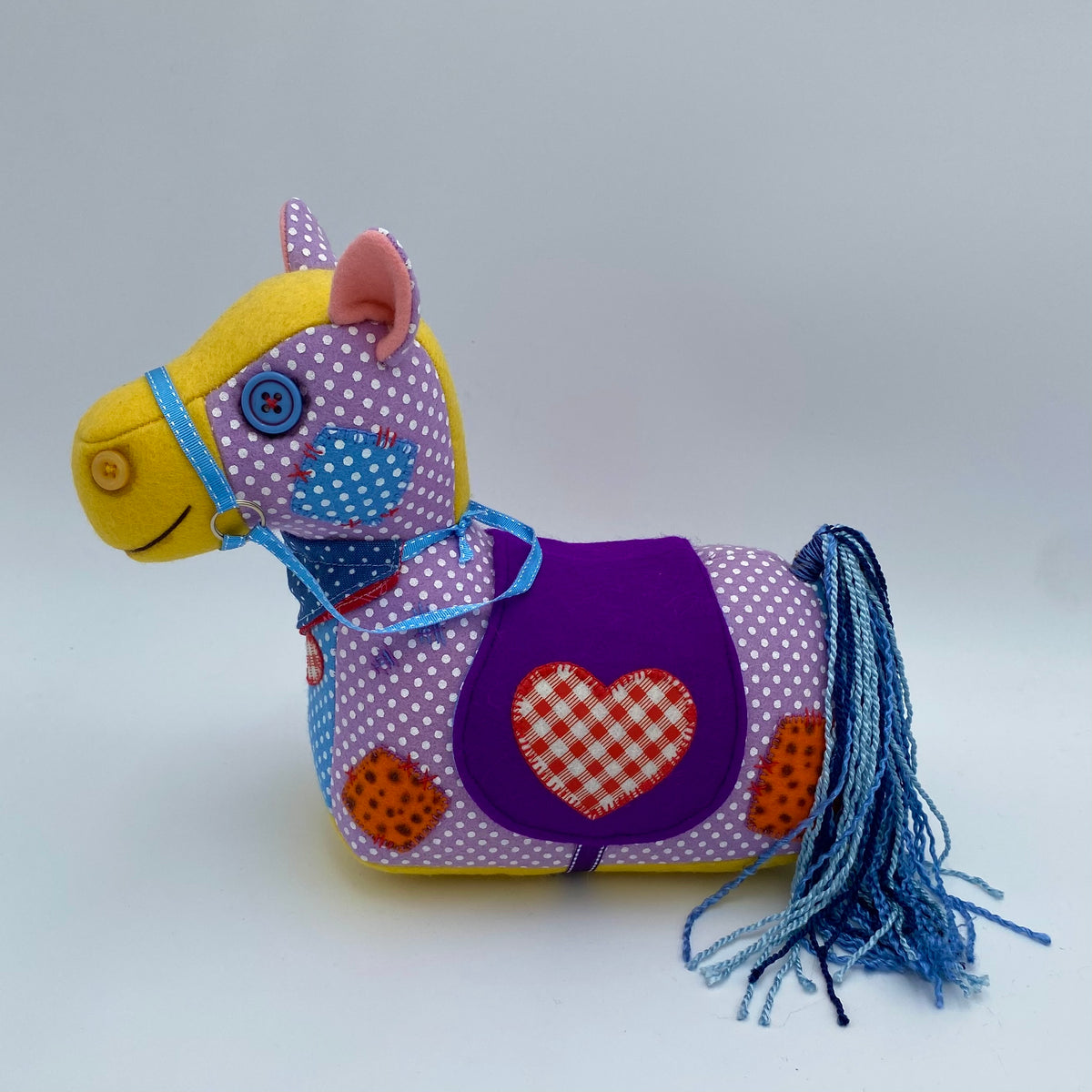 Retro Patchwork Horse PDF Pattern & Video Tutorial