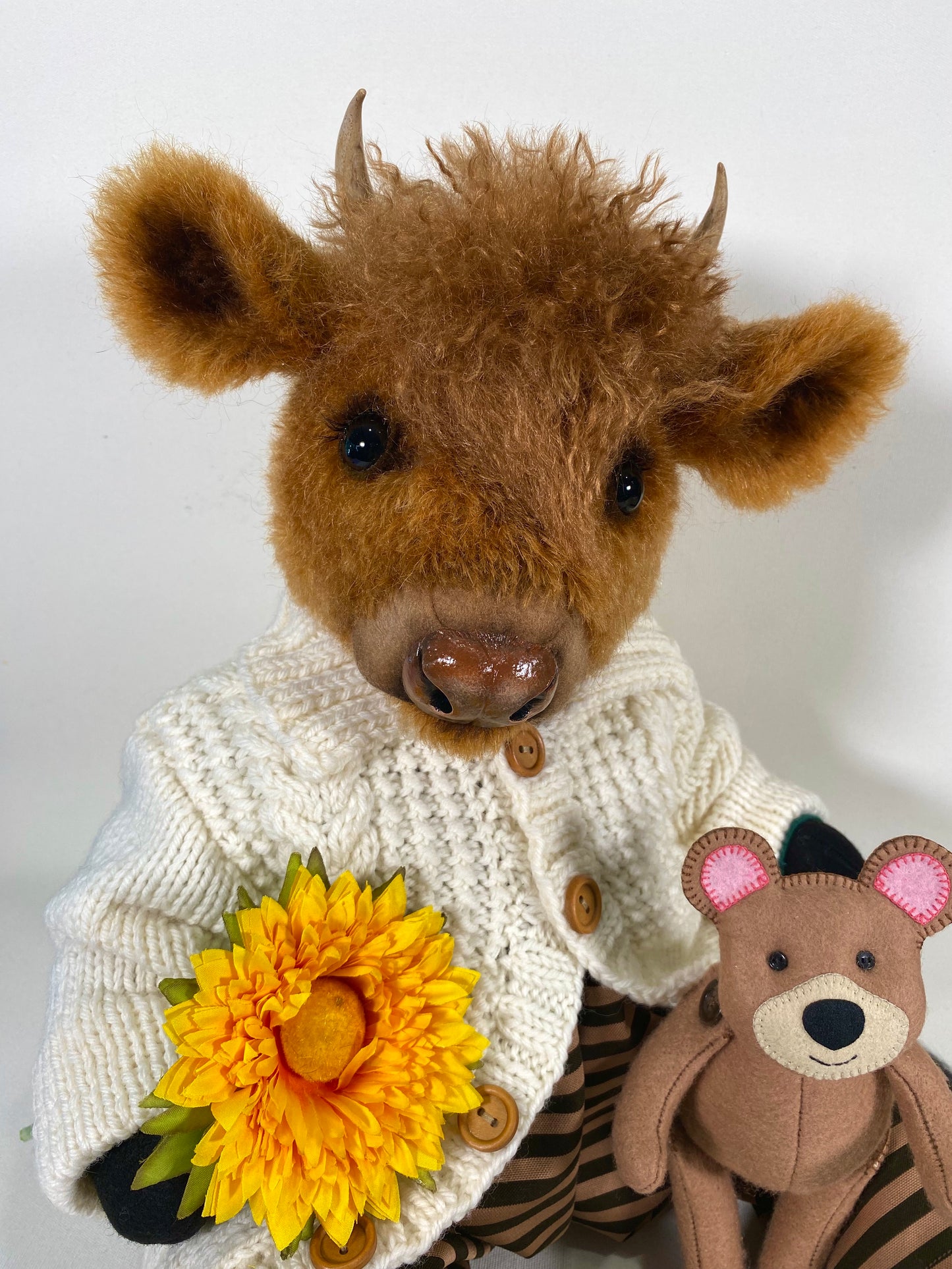 Highland Cow  PDF Pattern  Approx 38cm seated