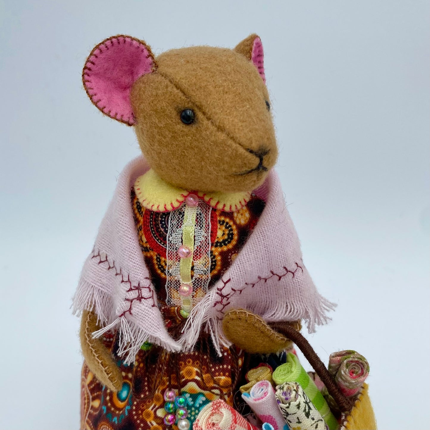 Patchwork Mouse PDF Pattern and Video Tutorial