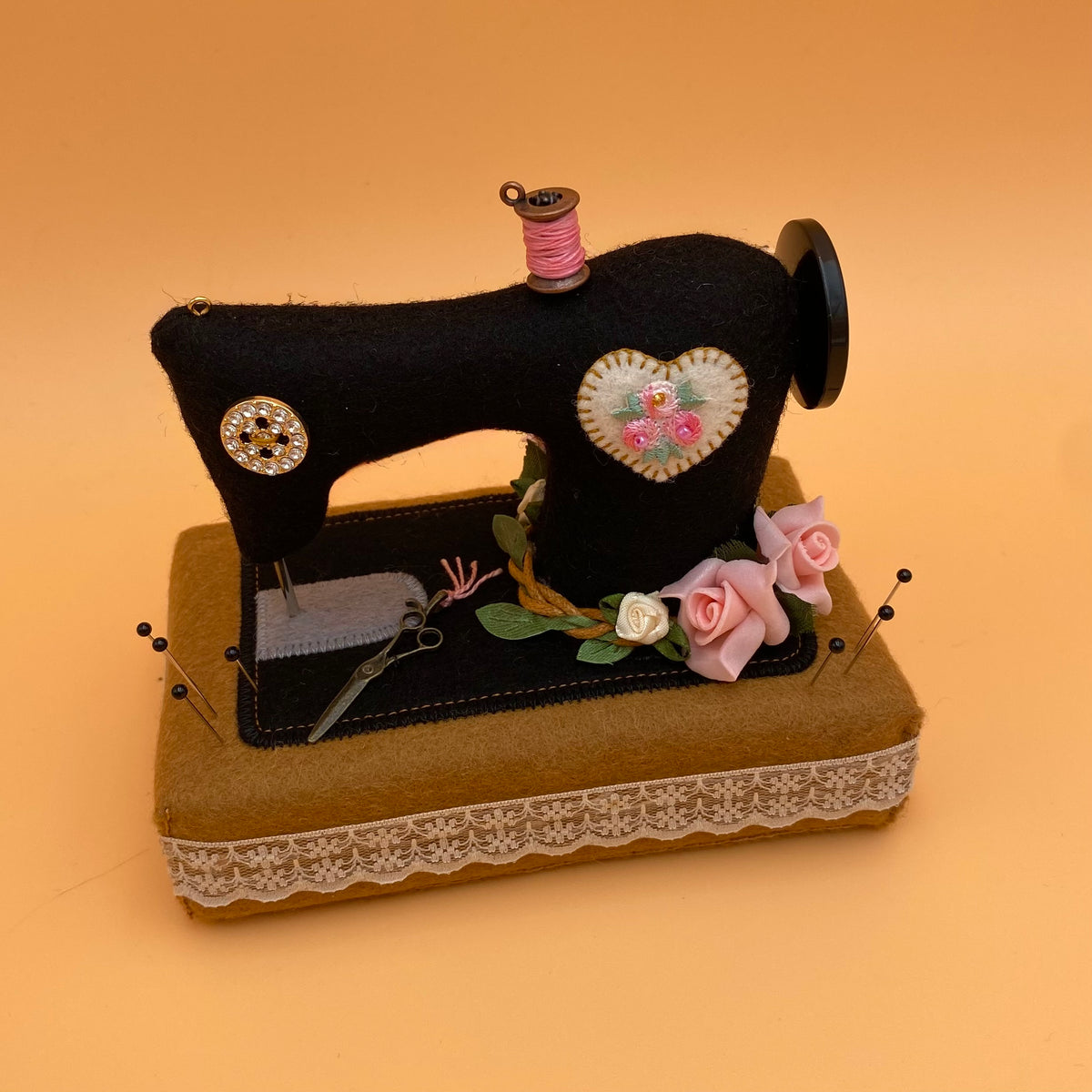 Sewing Machine Pincushion PDF Pattern & Video Tutorial