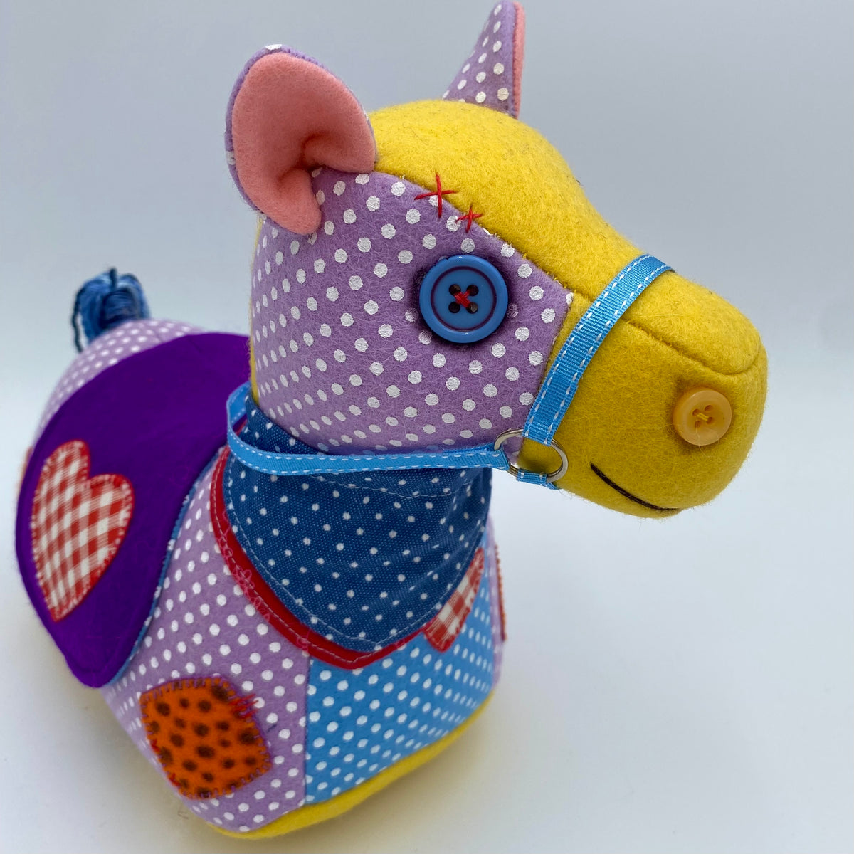 Retro Patchwork Horse PDF Pattern & Video Tutorial