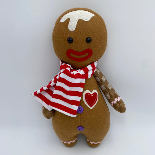 Gingerbread Man Cuddle Doll PDF Pattern