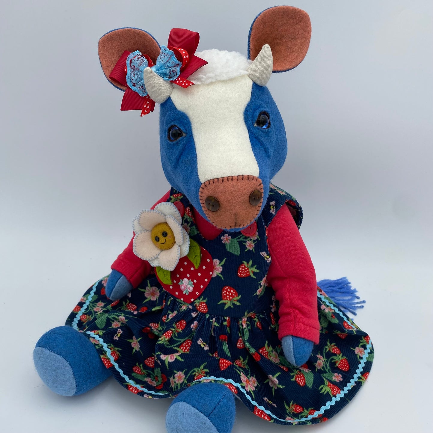 Cow Play Doll  PDF Pattern and Video Tutorial