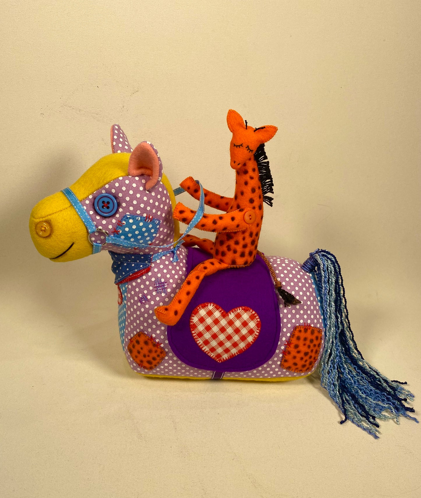 Cowboy Bear Trio  PDF Pattern Approx  36cm Seated