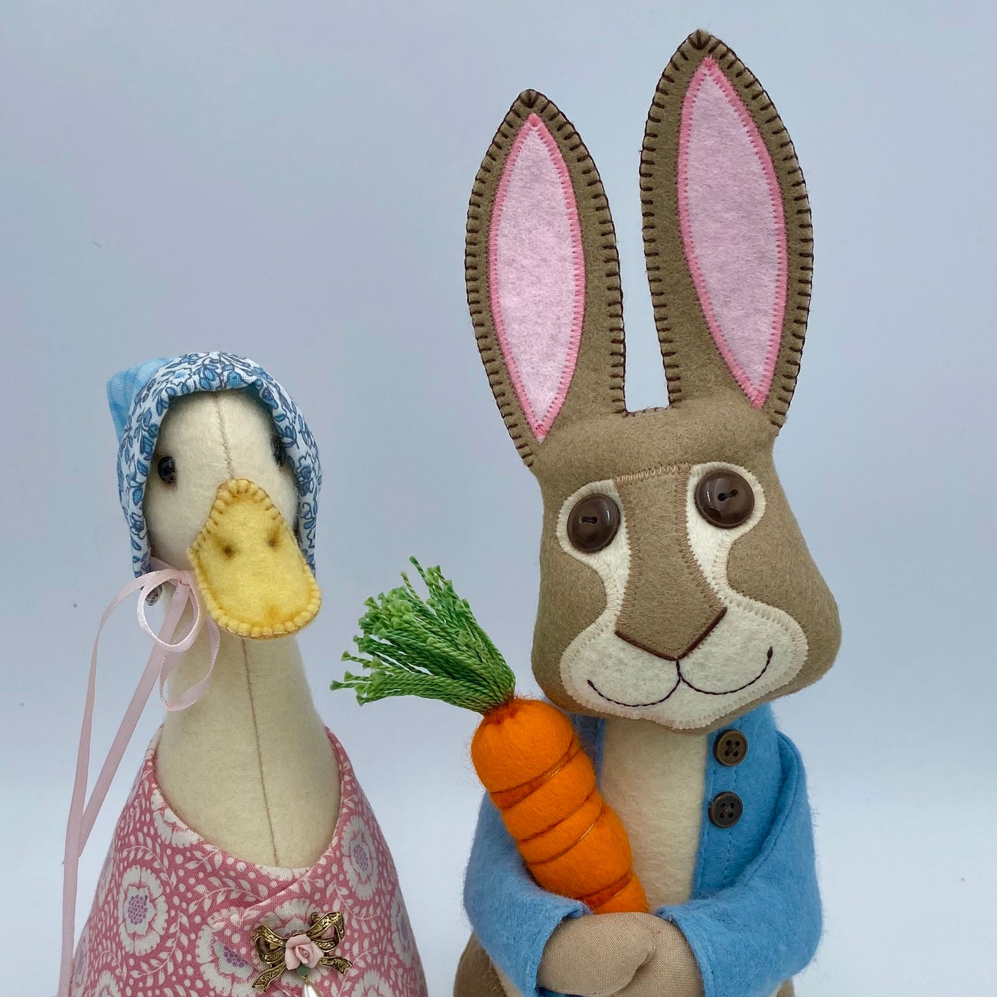 "Puddle and Pete" Duck and Rabbit Set PDF Pattern and Video Tutorial