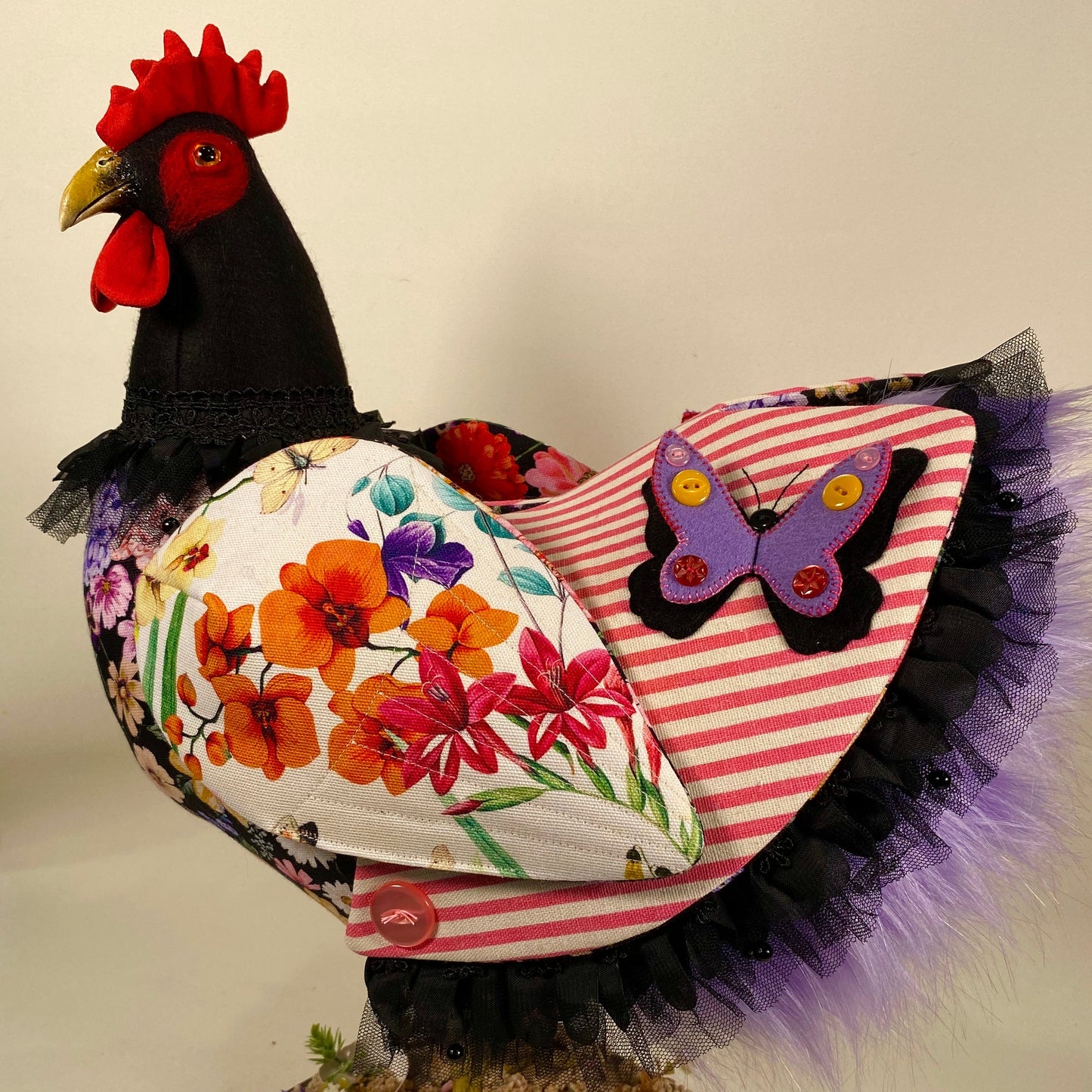 "Truvy"  Chicken Art Doll  PDF Pattern  Approx 40cm Standing
