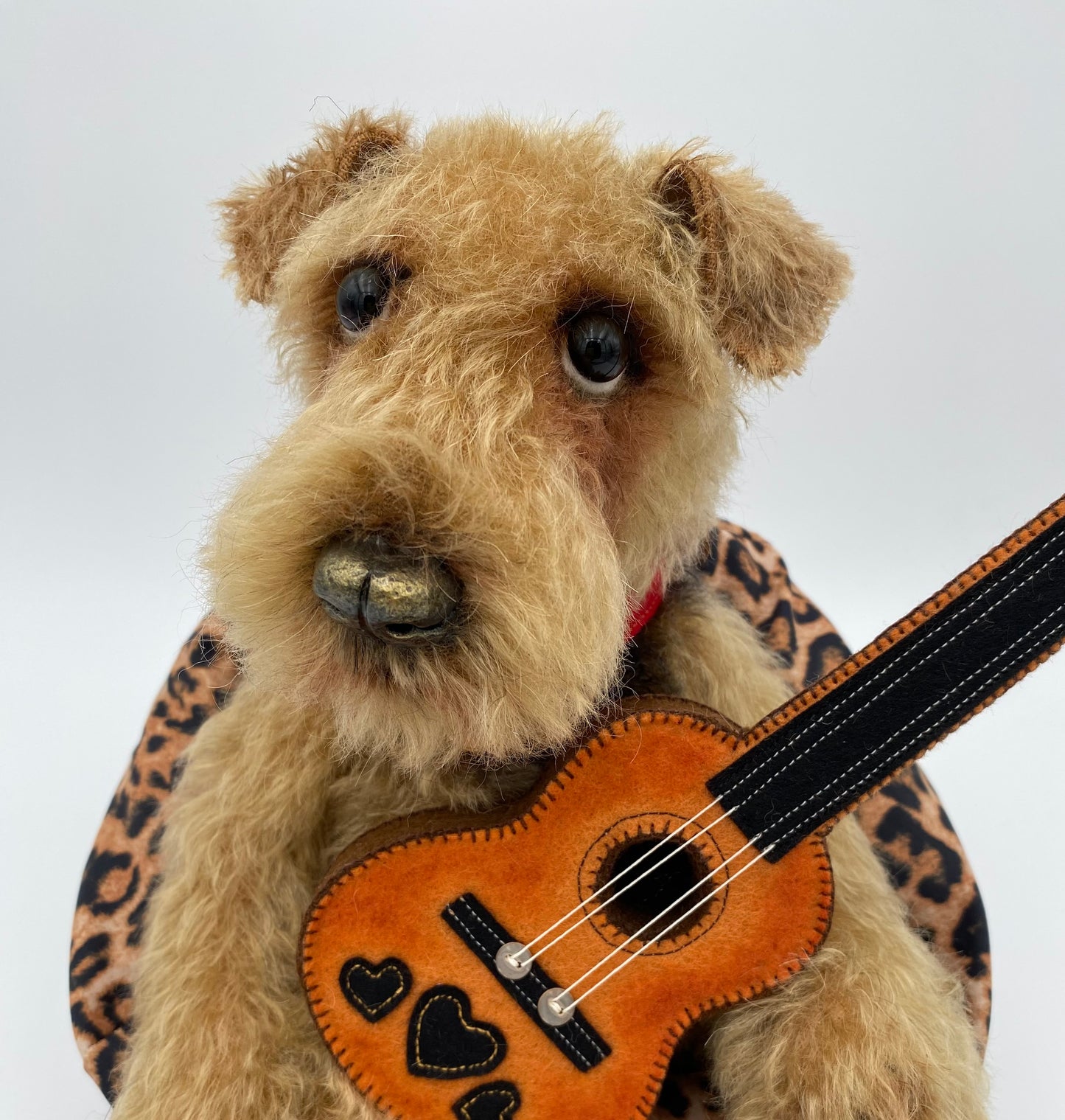 "Dougie" Airedale Terrier  PDF Pattern  Approx 22cm Seated