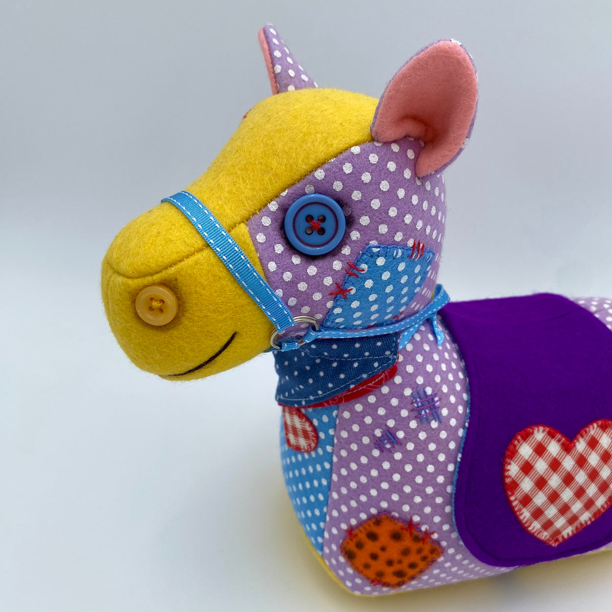 Retro Patchwork Horse PDF Pattern & Video Tutorial