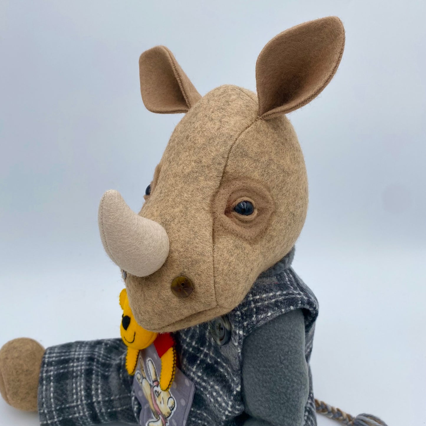 Rhino Play Doll  PDF Pattern and Video Tutorial