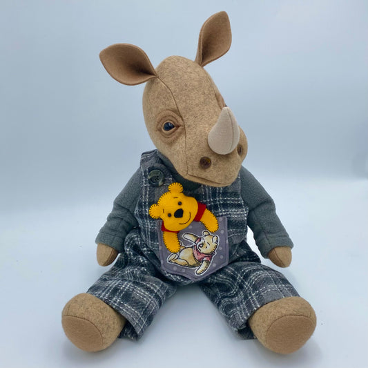 Rhino Play Doll  PDF Pattern and Video Tutorial
