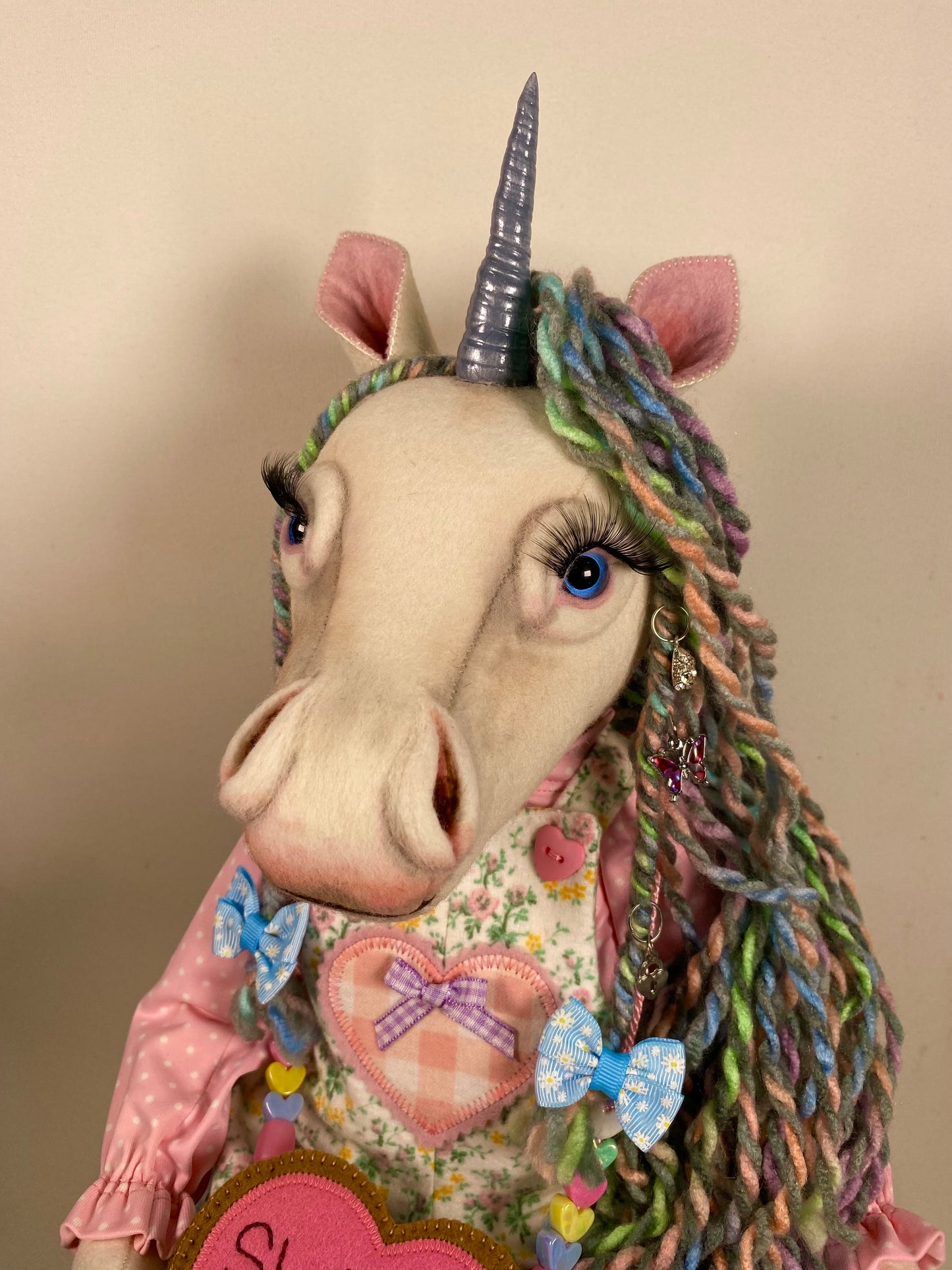 Unicorn Doll PDF Pattern  Approx 32cm Seated