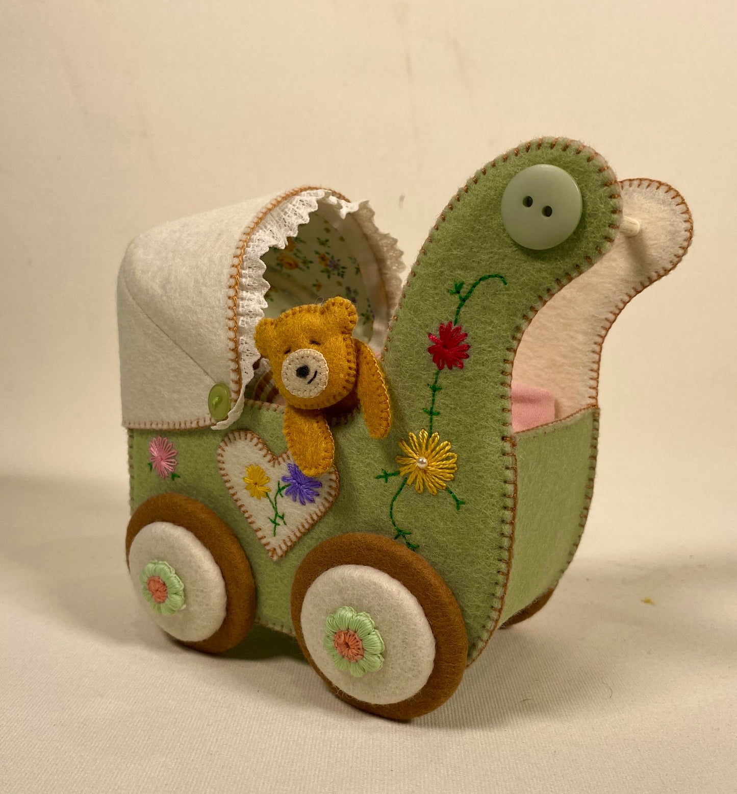 Mama Hare and Twin Babies with Pram  PDF Pattern   Mama Approx 35cm