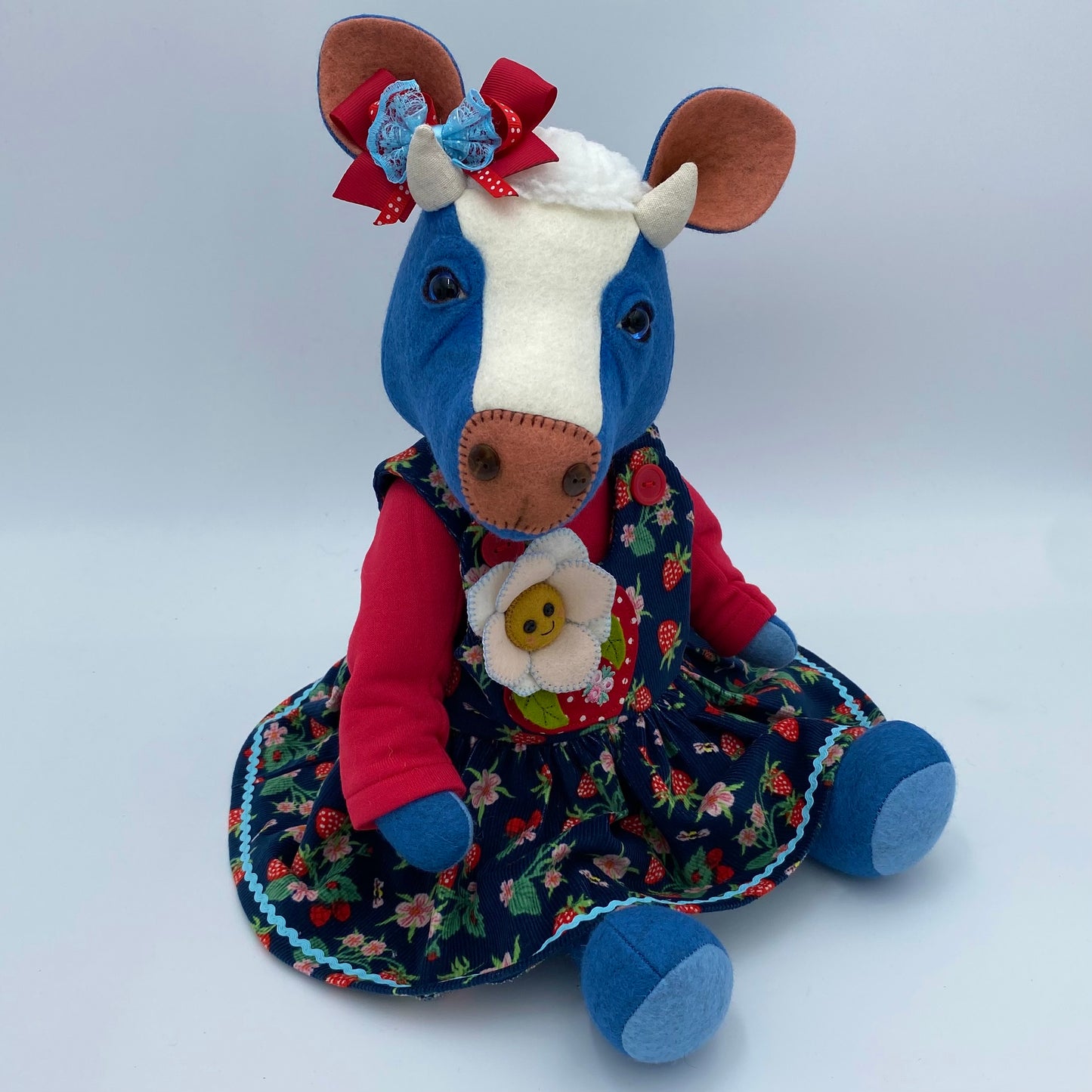 Cow Play Doll  PDF Pattern and Video Tutorial