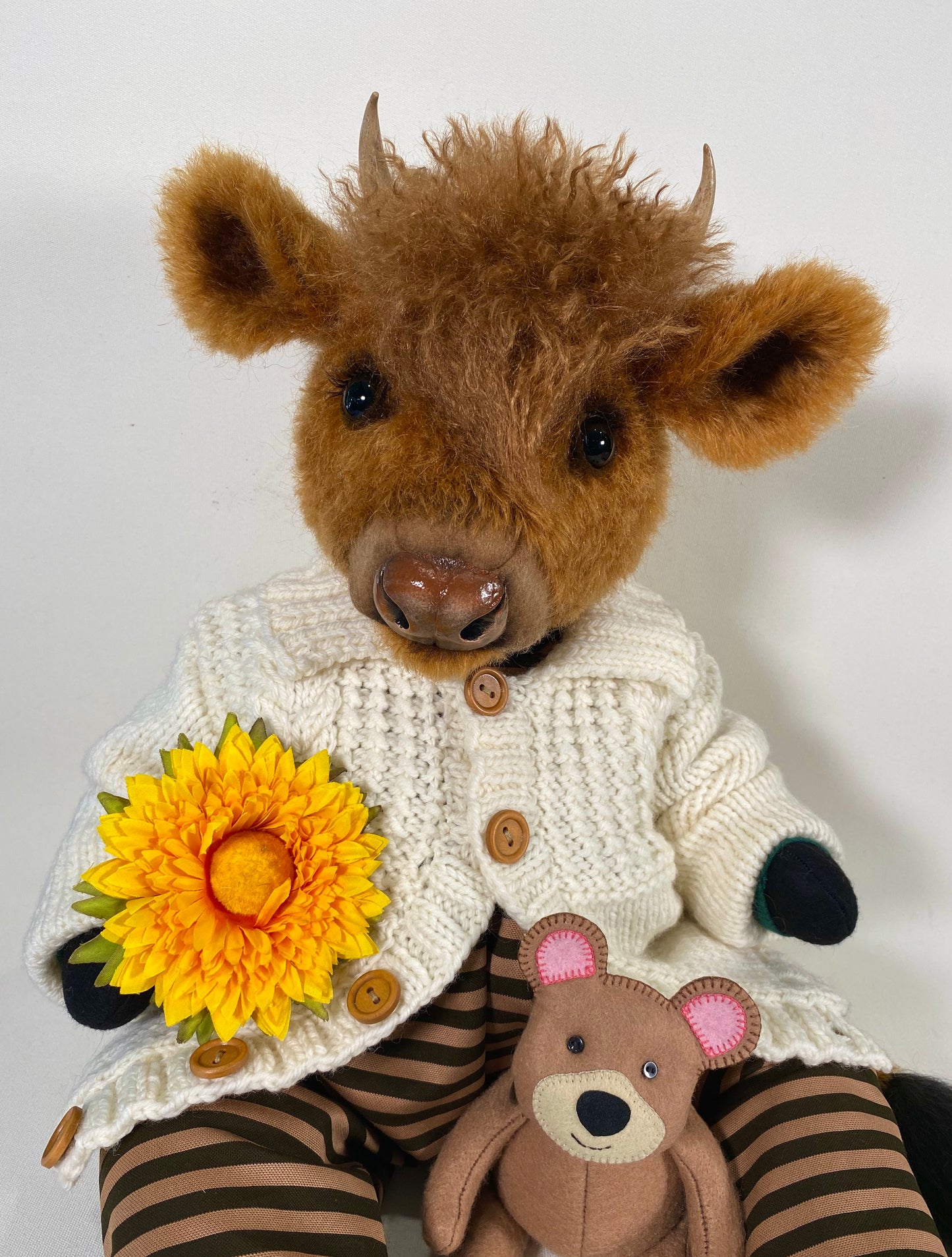 Highland Cow  PDF Pattern  Approx 38cm seated