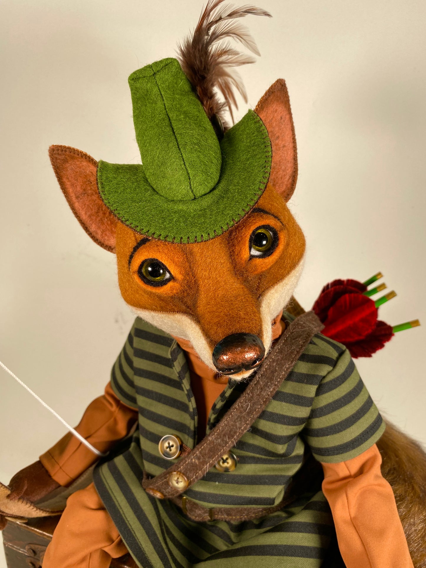 Robin Hood  Art Doll PDF Pattern  Approx 30cm Seated