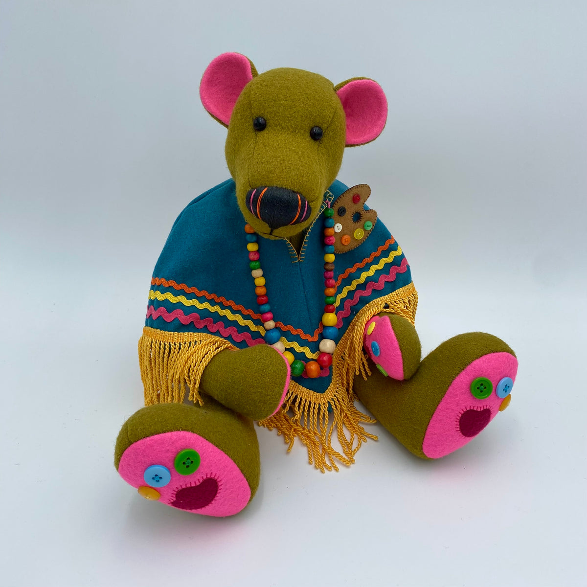 Artist Bear PDF Pattern & Video Tutorial